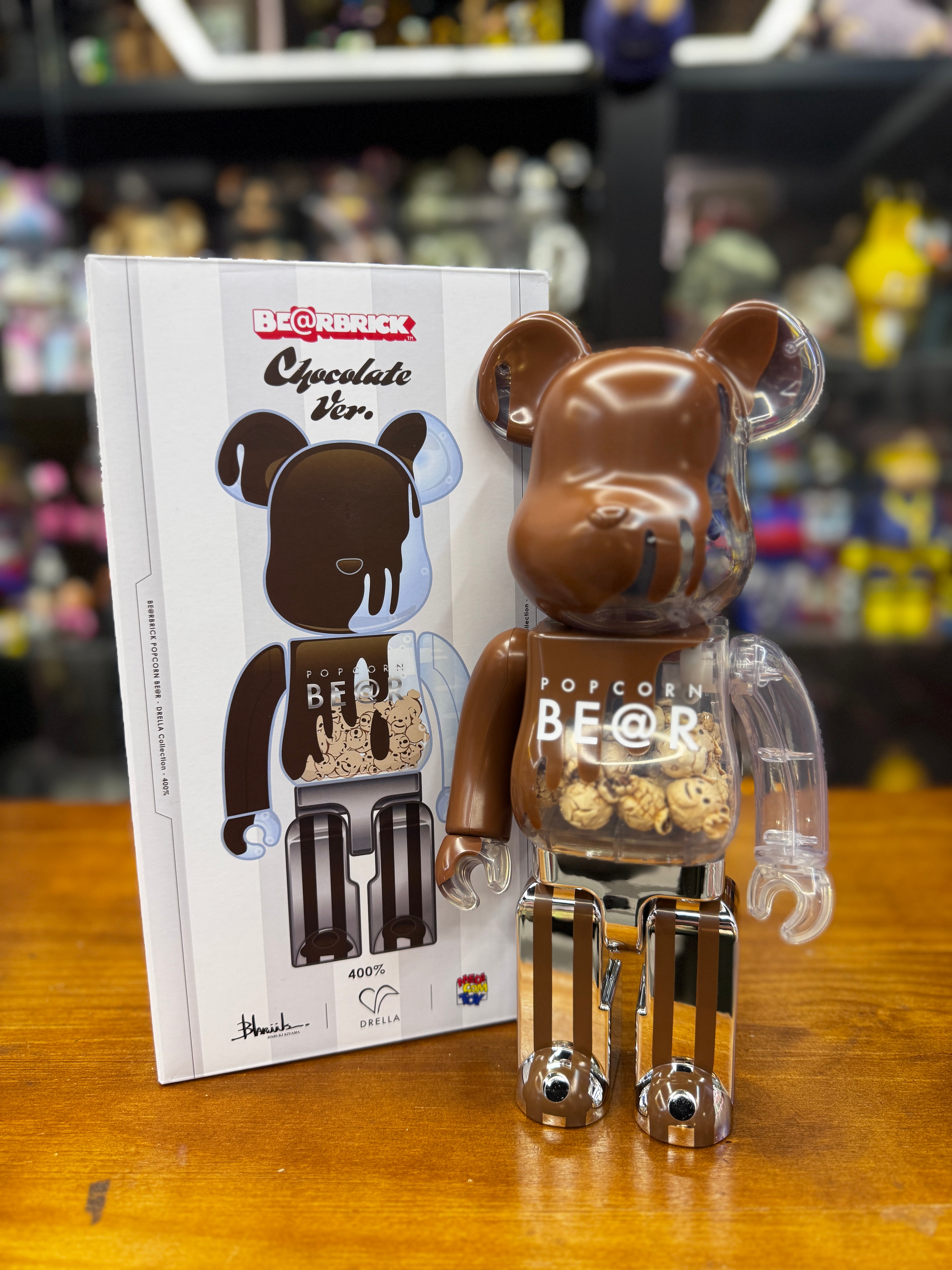 400% BE@RBRICK POPCORN BE@R Chocolate Ver.
