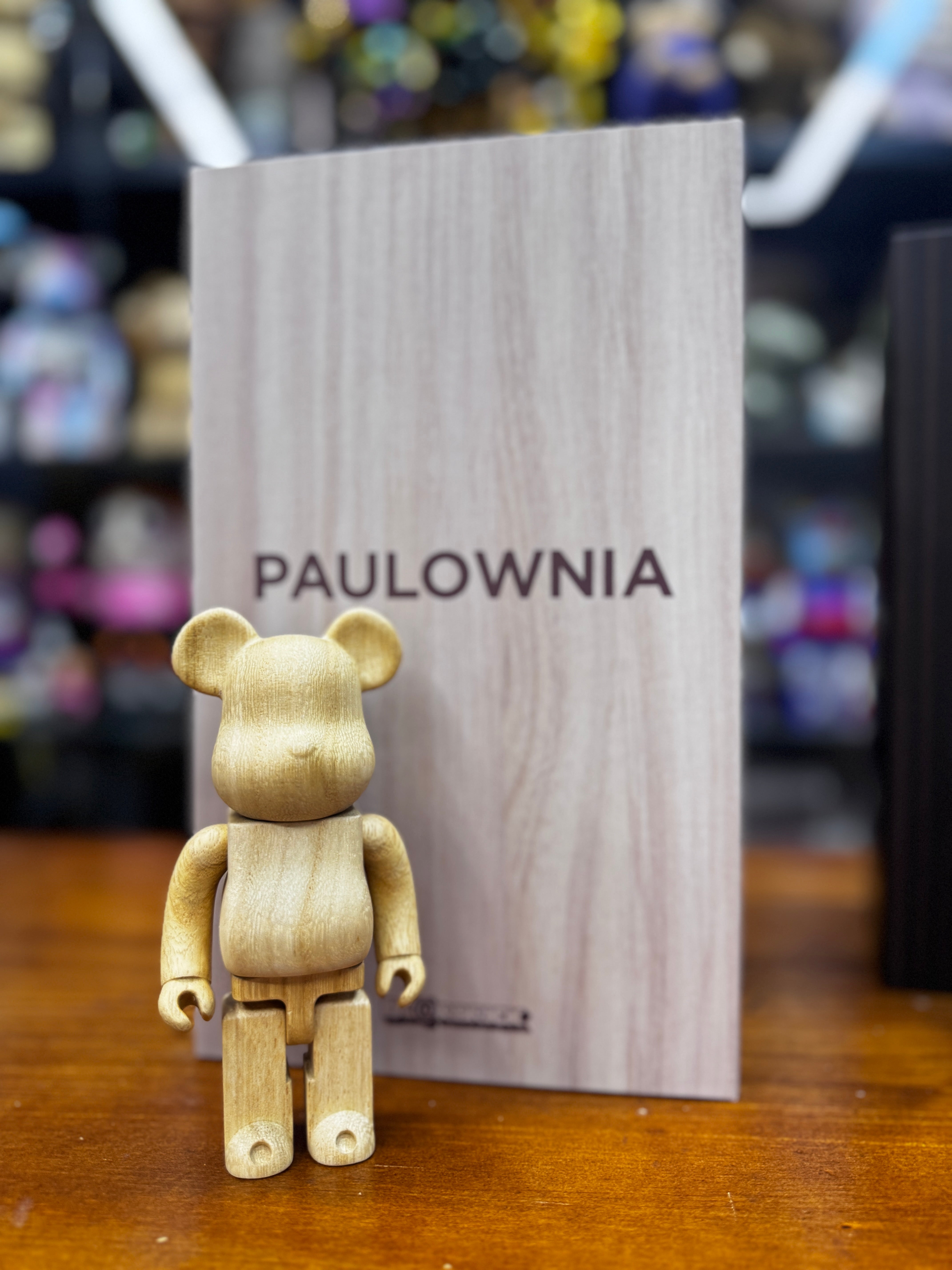200% BE@RBRICK カリモク 桐 PAULOWNIA
