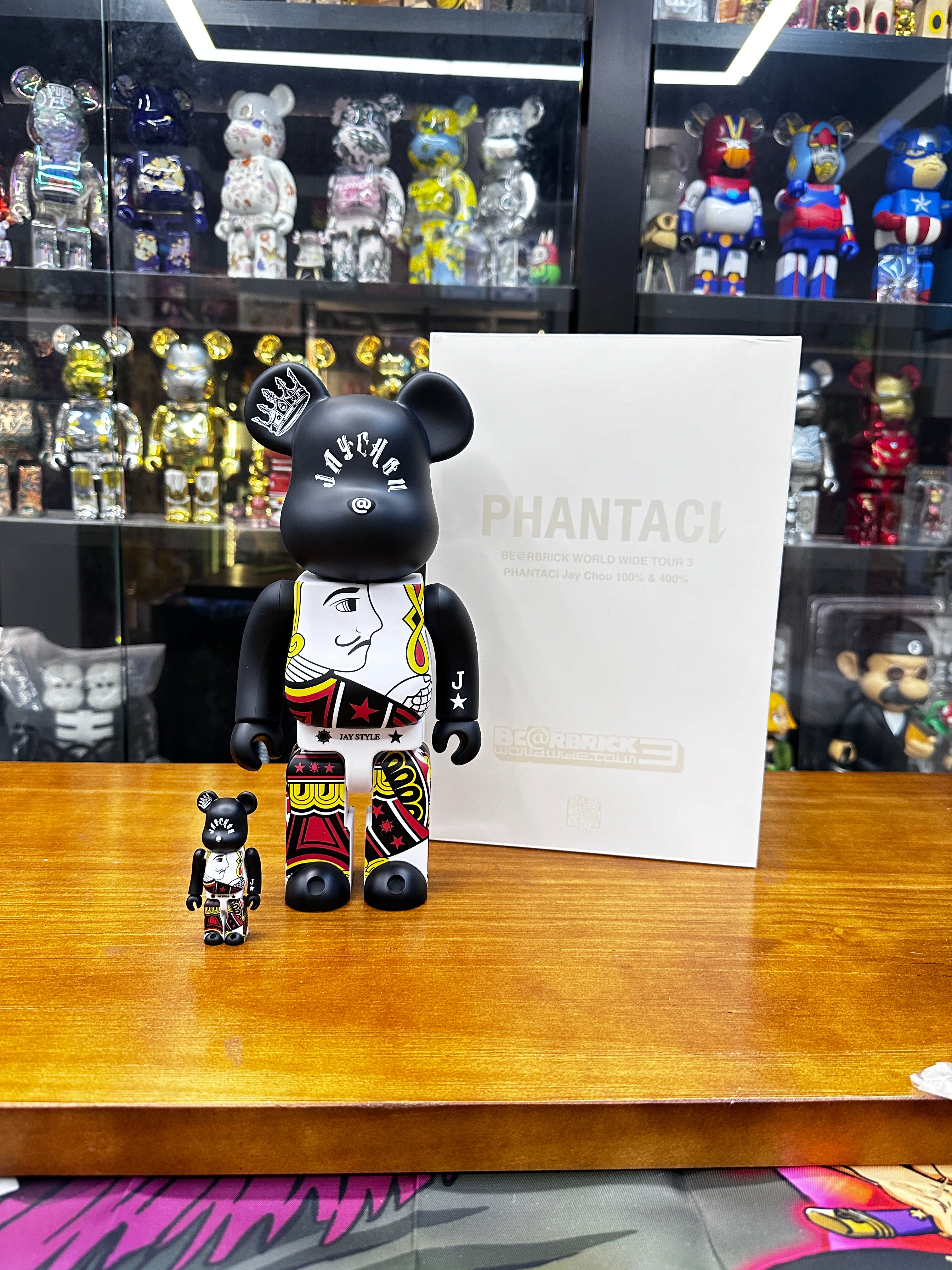100% & 400% BE@RBRICK PHANTACi Jay Chou 周杰倫