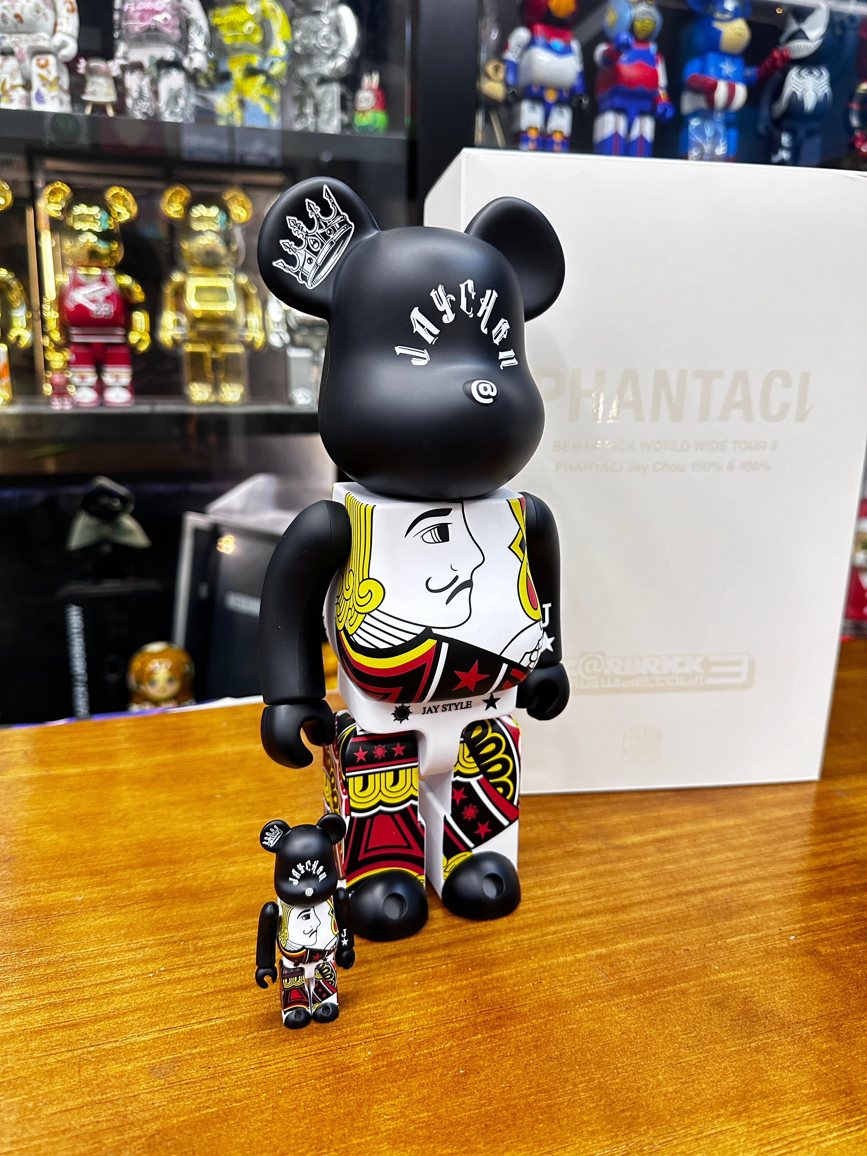 100% & 400% BE@RBRICK PHANTACi Jay Chou 周杰倫