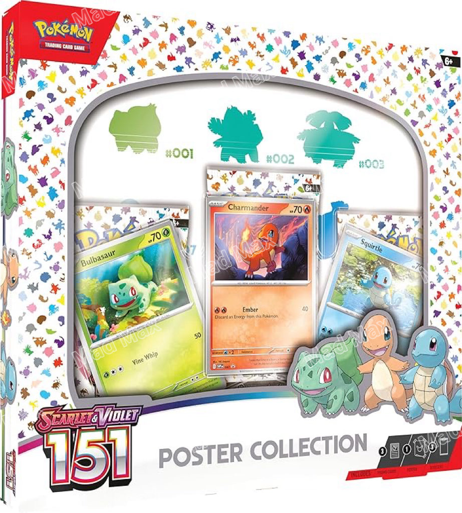 Pokemon TCG Scarlet & Vlolet 151 Poster Collection