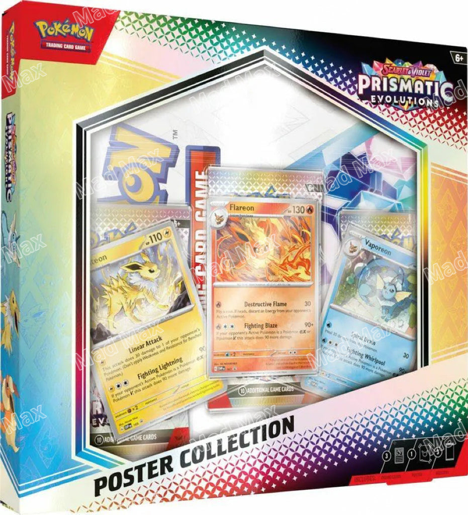 Pokemon SV8.5 SCARLET & VIOLET Prismatic Evolutions Poster Collection 美版