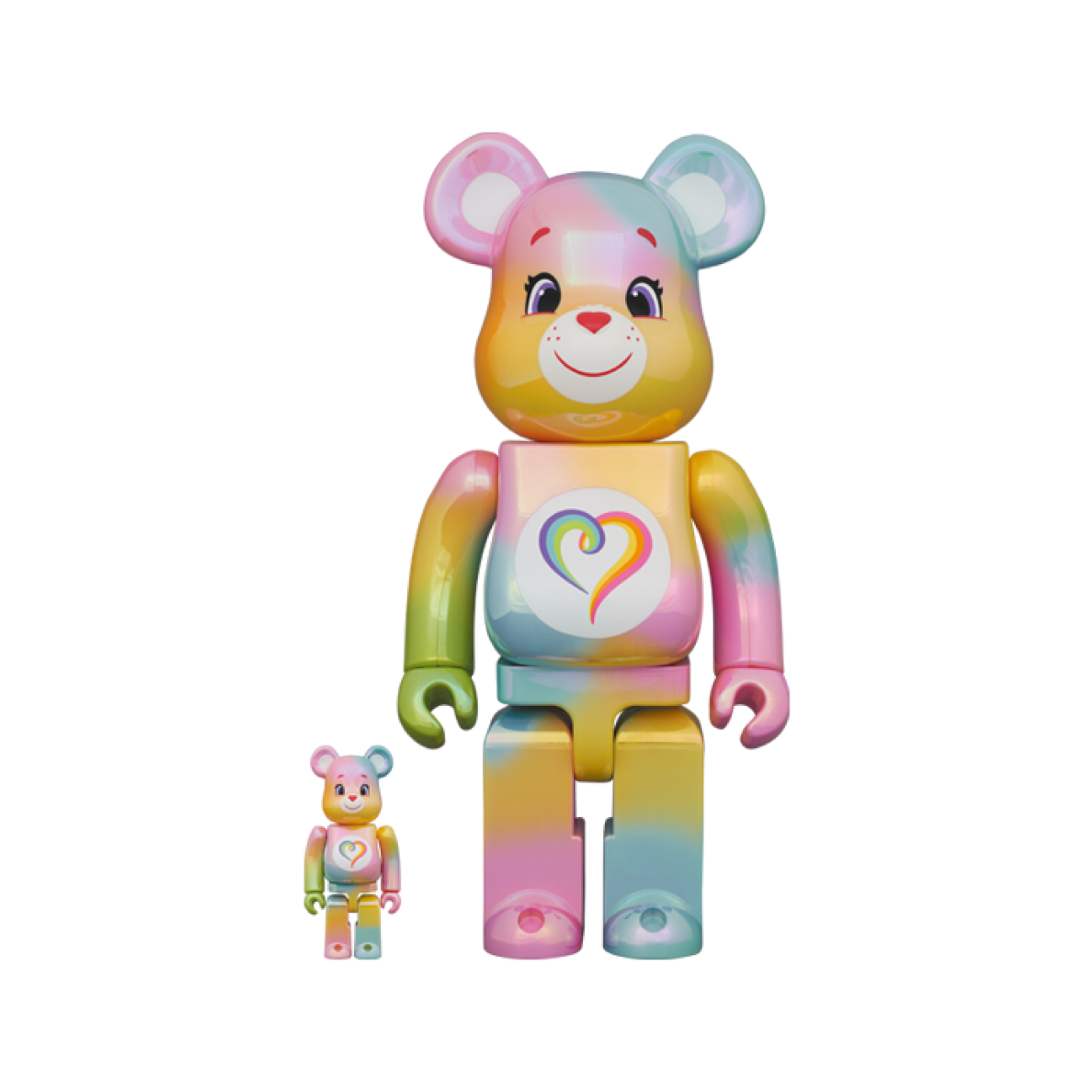 100% & 400% BE@RBRICK Care Bears(TM) Togetherness Bear(TM)