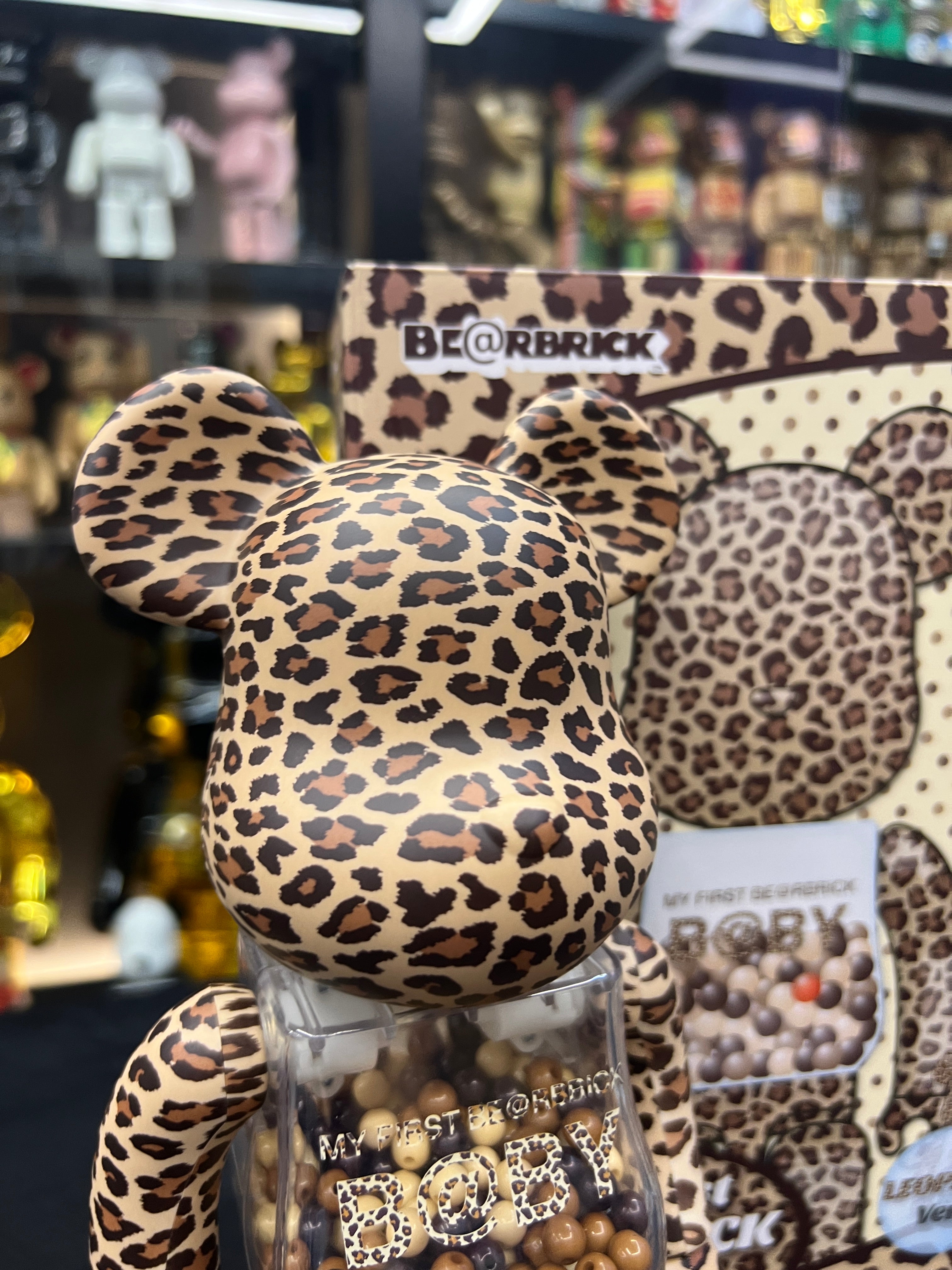 100% & 400% MY FIRST BE@RBRICK B@BY LEOPARD Ver.