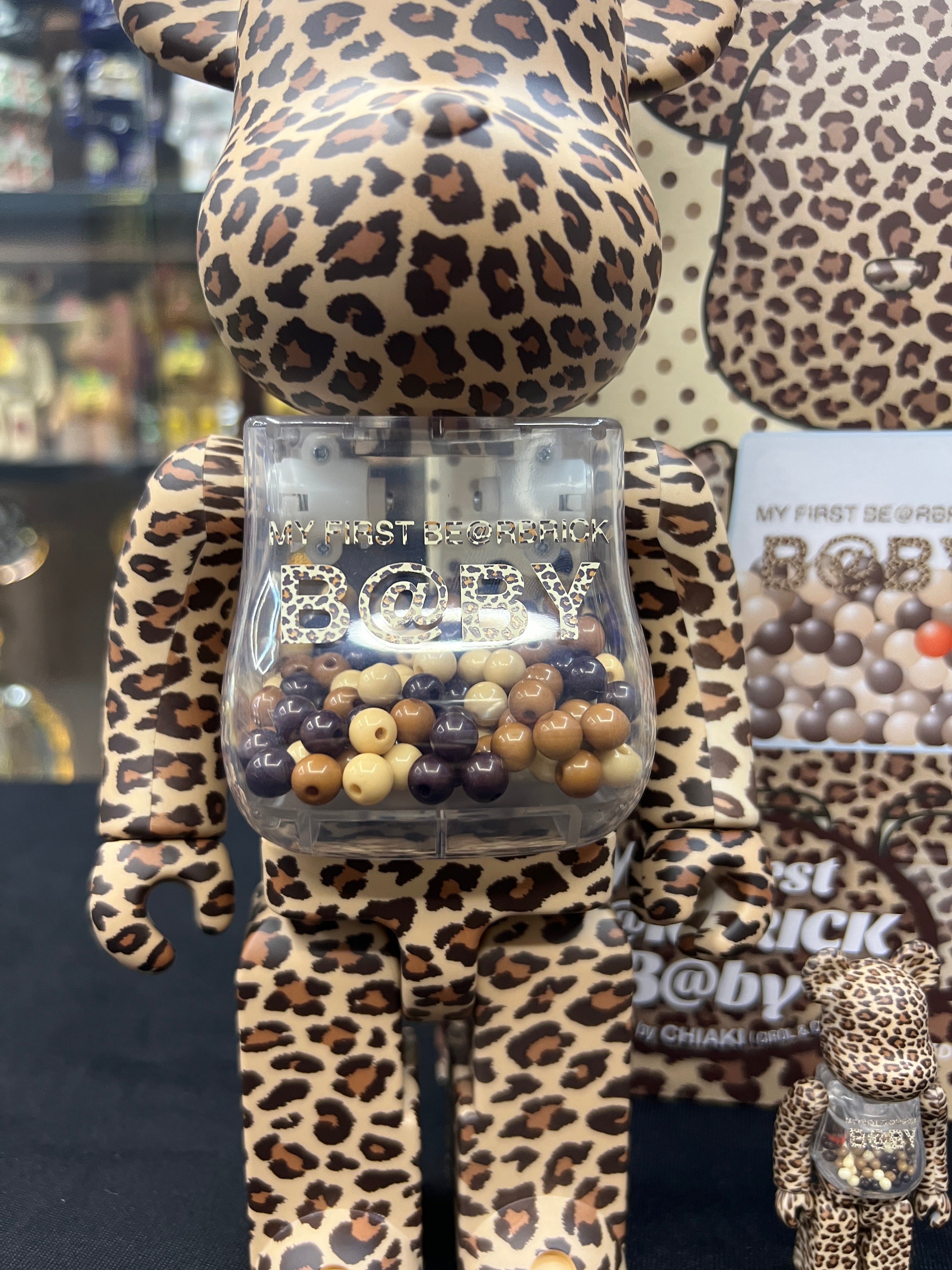100% & 400% MY FIRST BE@RBRICK B@BY LEOPARD Ver.