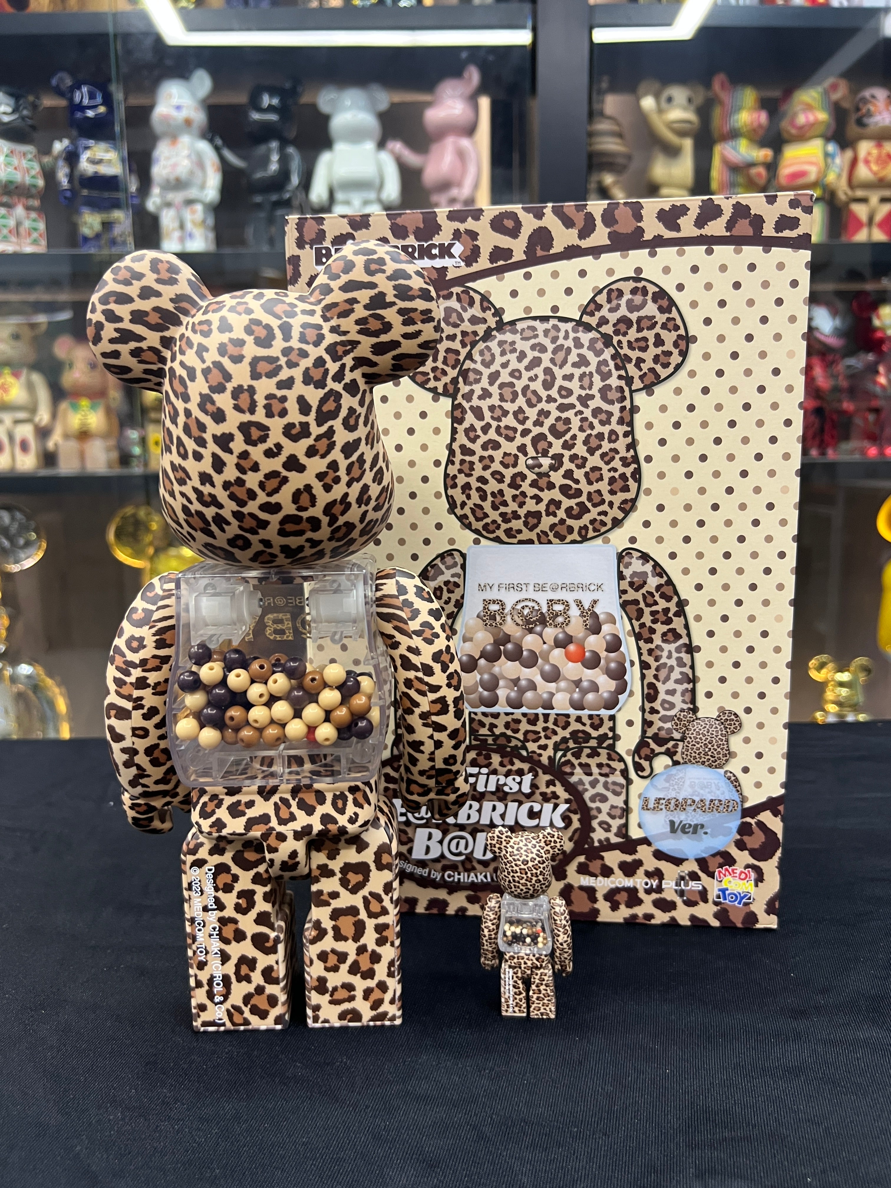 100% & 400% MY FIRST BE@RBRICK B@BY LEOPARD Ver.