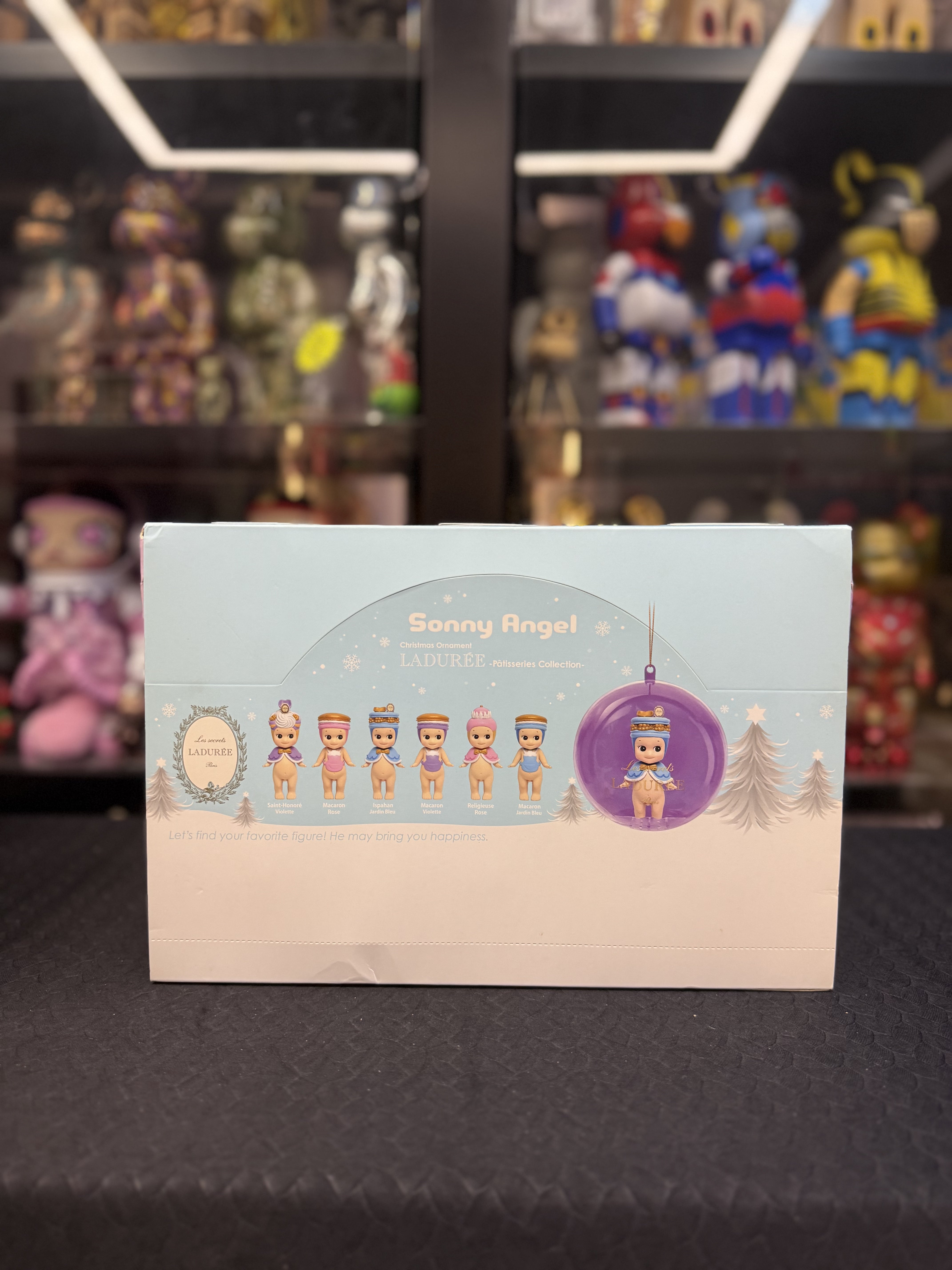 Sonny Angel Christmas Ornament LADUREE Pallsseries Collection 2015 年聖誕節水晶球掛飾限定