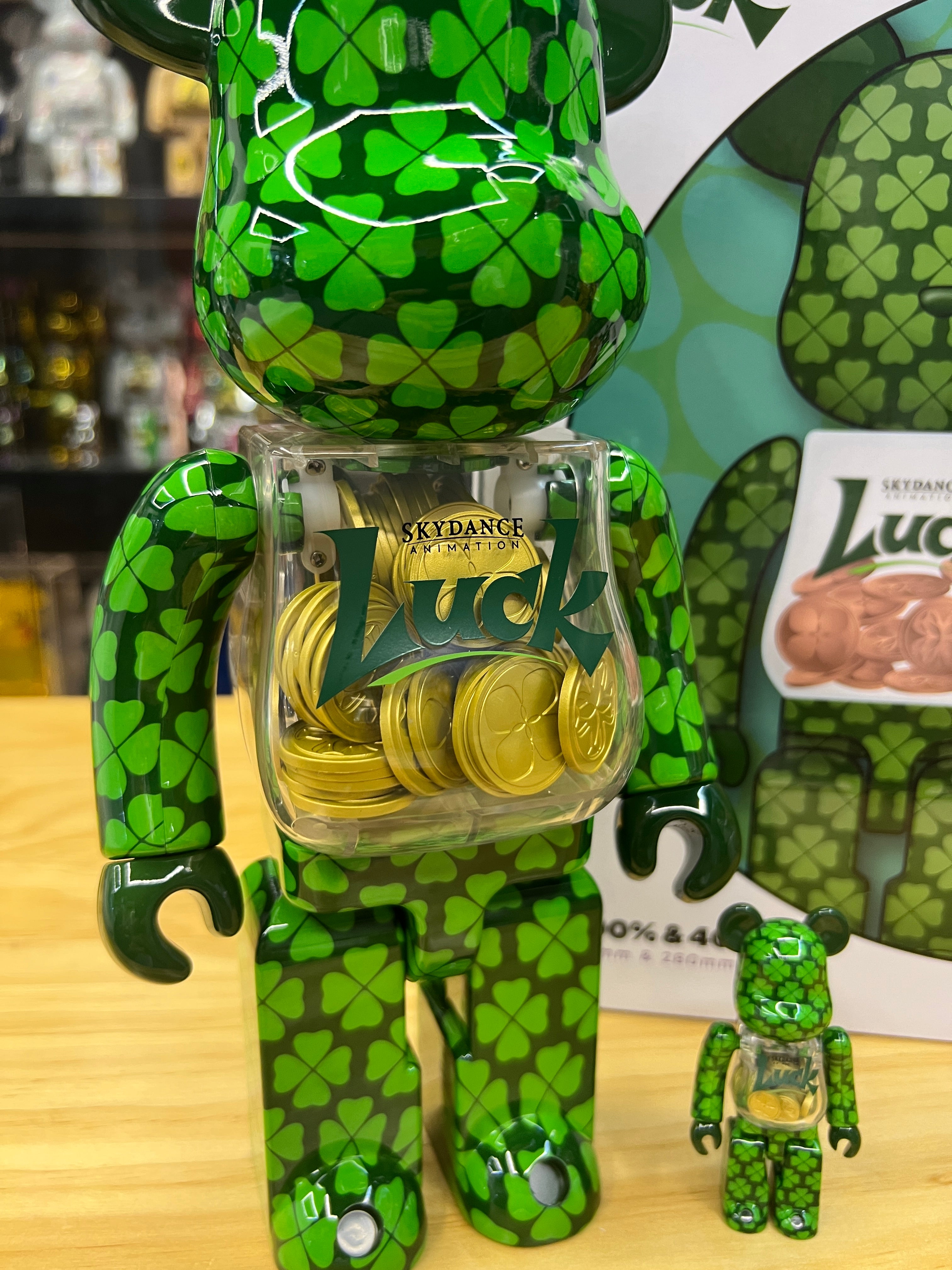 100% & 400% BE@RBRICK LUCK