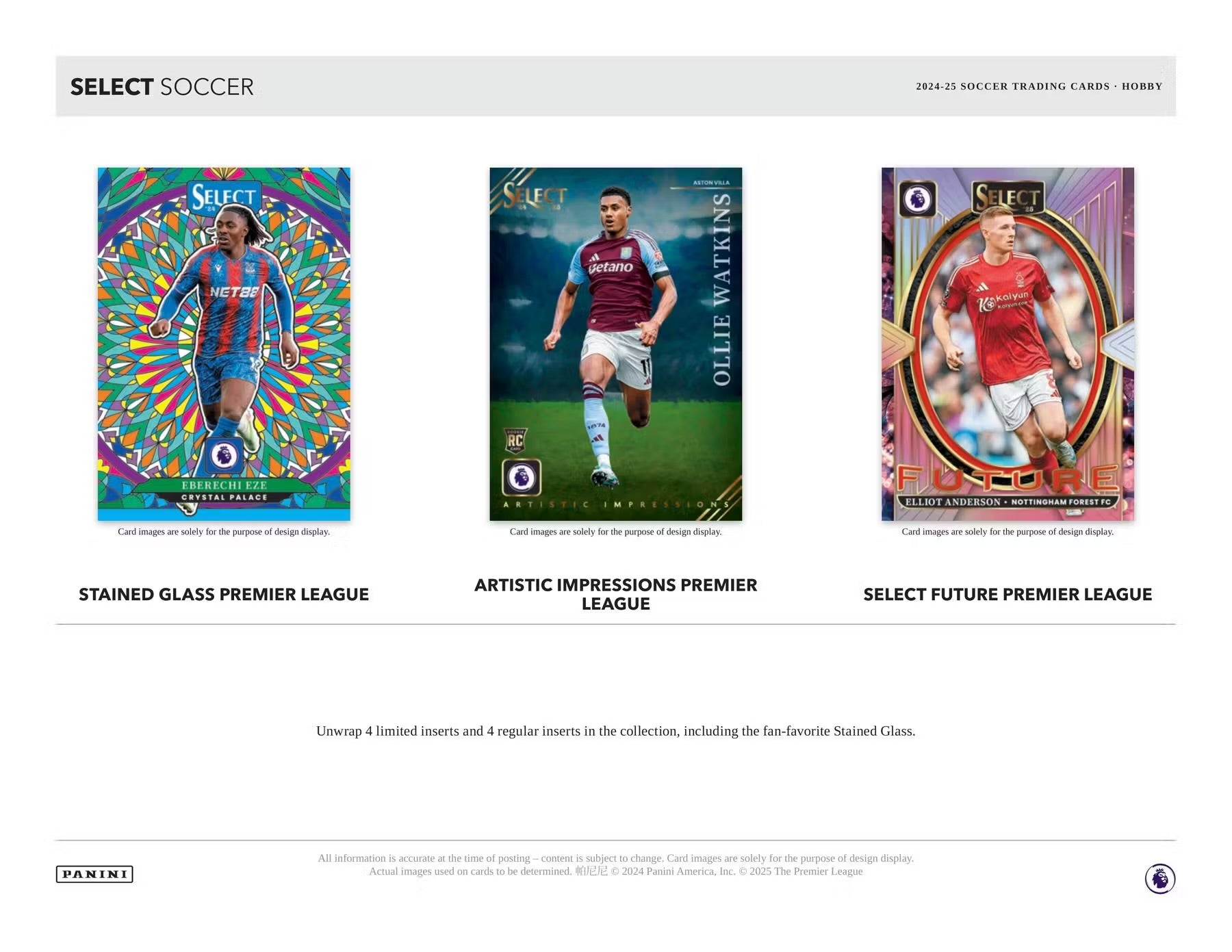 2024/25 Panini Select Premier League EPL Soccer Hobby Box