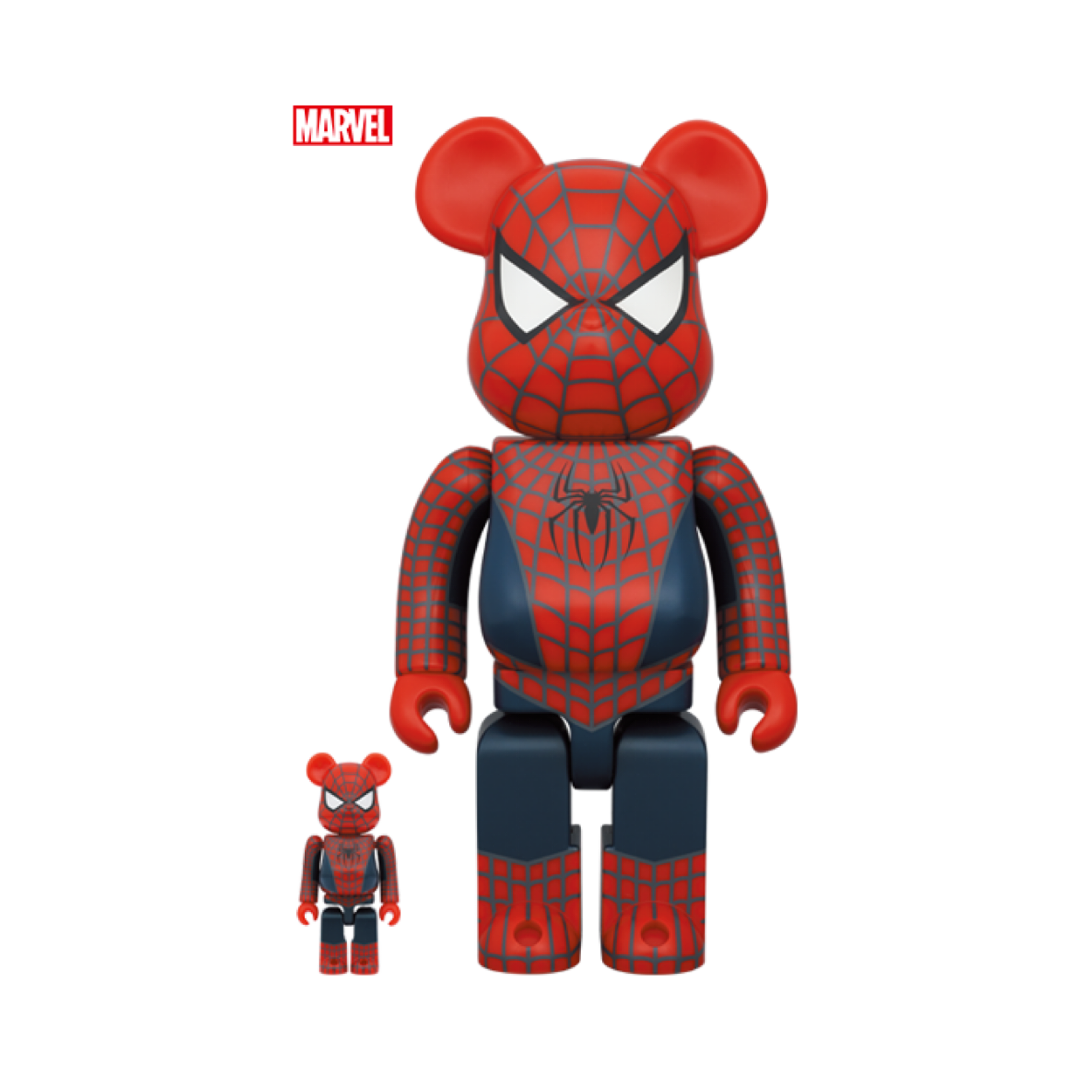 100% & 400% BE@RBRICK FRIENDLY NEIGHBORHOOD SPIDER-MAN
