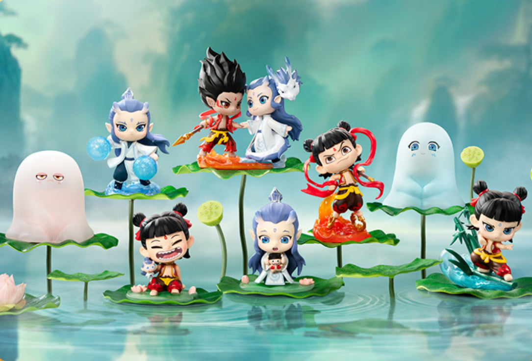 POPMART《哪吒之魔童鬧海》天生羈絆系列手辦盲盒 NeZha 2 Born Bonds Series Figures