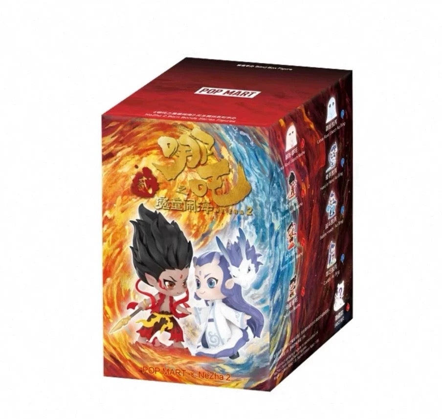 POPMART《哪吒之魔童鬧海》天生羈絆系列手辦盲盒 NeZha 2 Born Bonds Series Figures