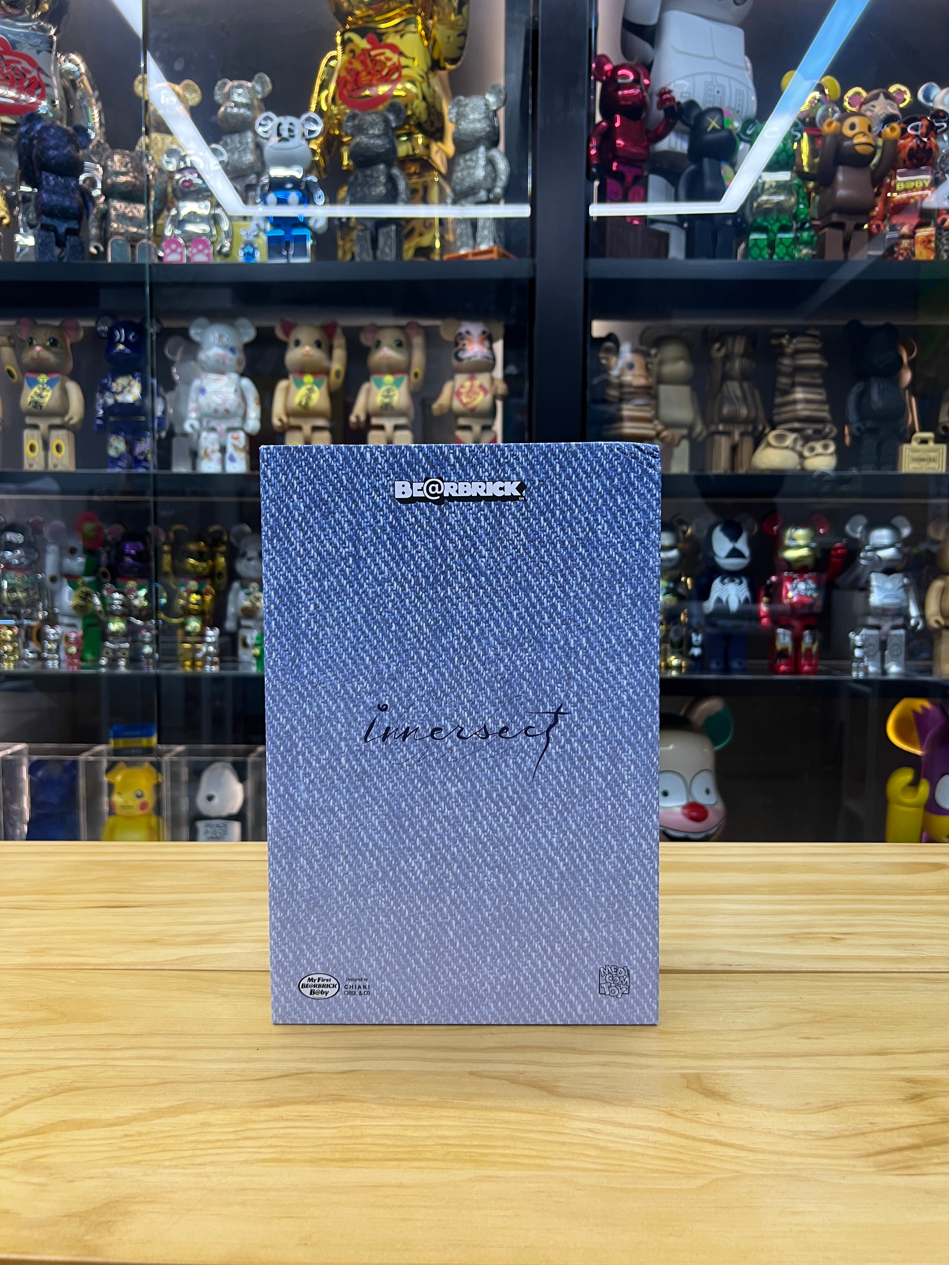 100% & 400% Be@rbrick  My first baby B@by Innersect 2021 (牛仔baby)