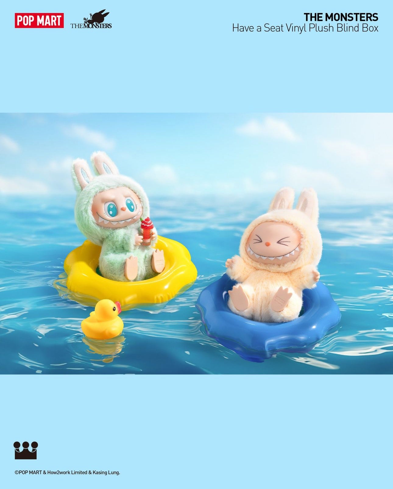 Labubu The Monsters Have a Seat Labubu 坐坐派對搪膠毛絨系列 原盒 (Zimomo Popmart)