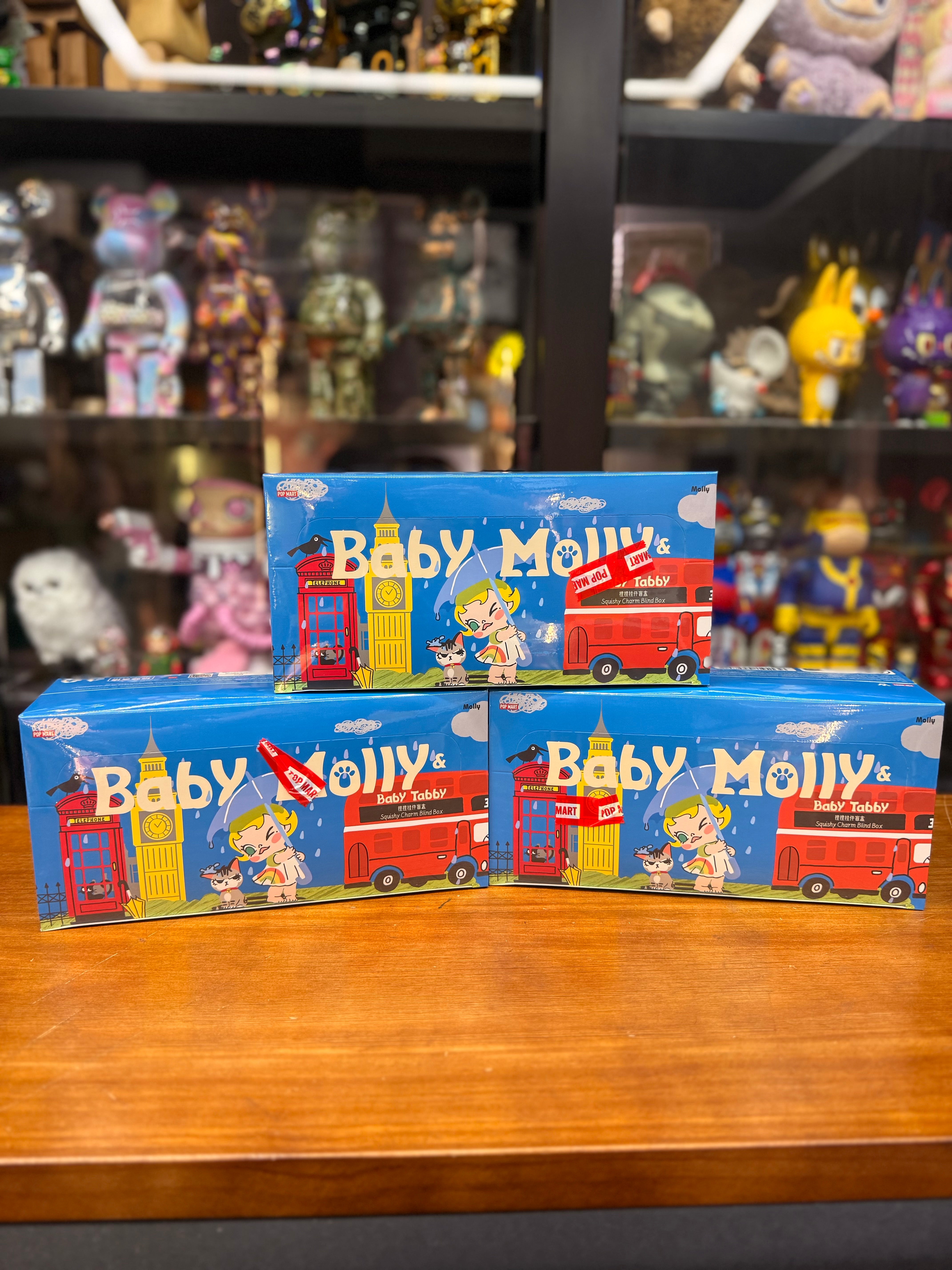 Baby Molly & Baby Tabby Series Squsihy Charm Blind Box 喵趣橫生系列-捏捏掛件盲盒