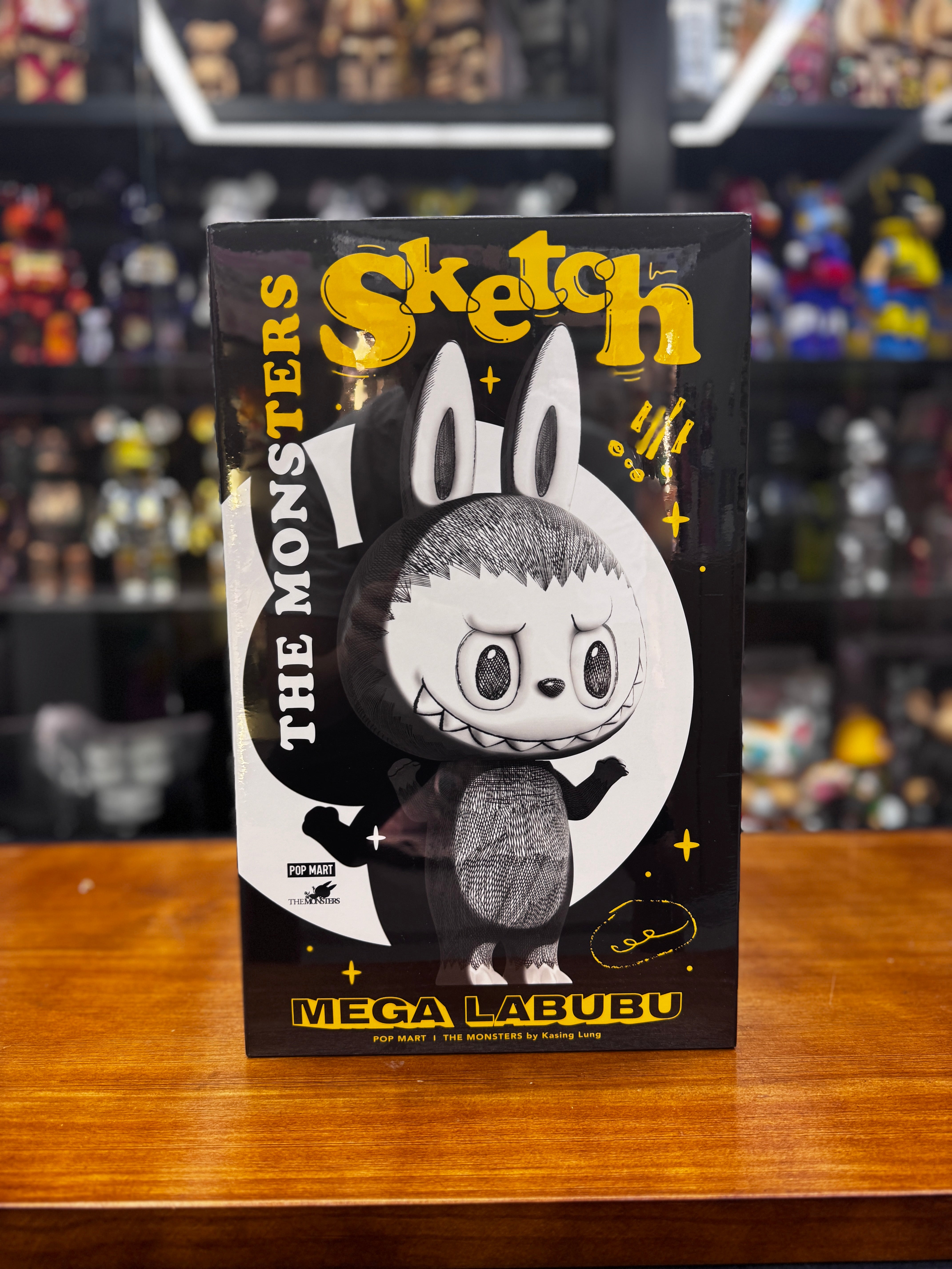 400% MEGA LABUBU SKETCH 素描