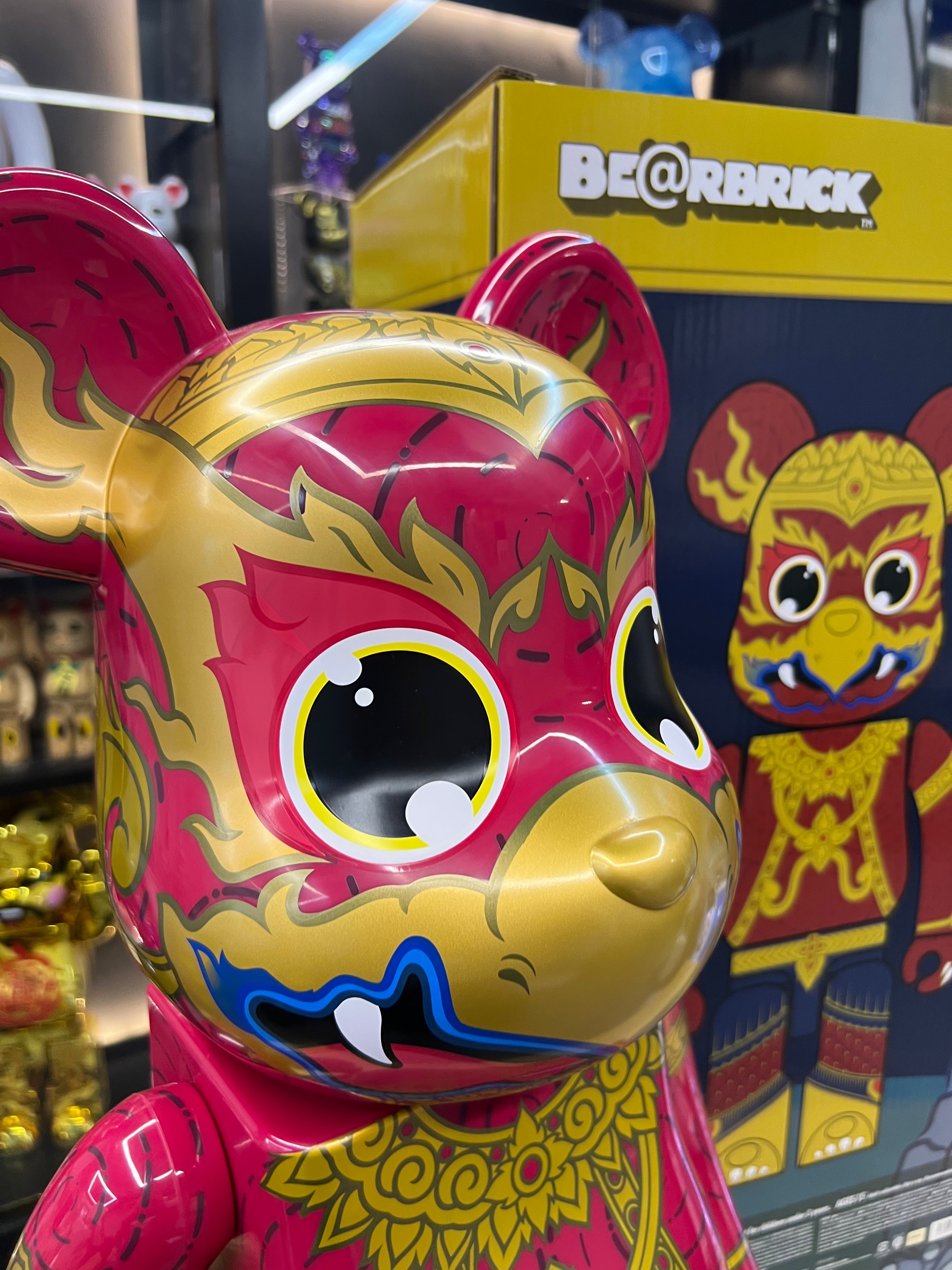 1000% Be@rbrick Kong Karoon Sosothkul "Garuda" 泰國神 (紅鷹神)
