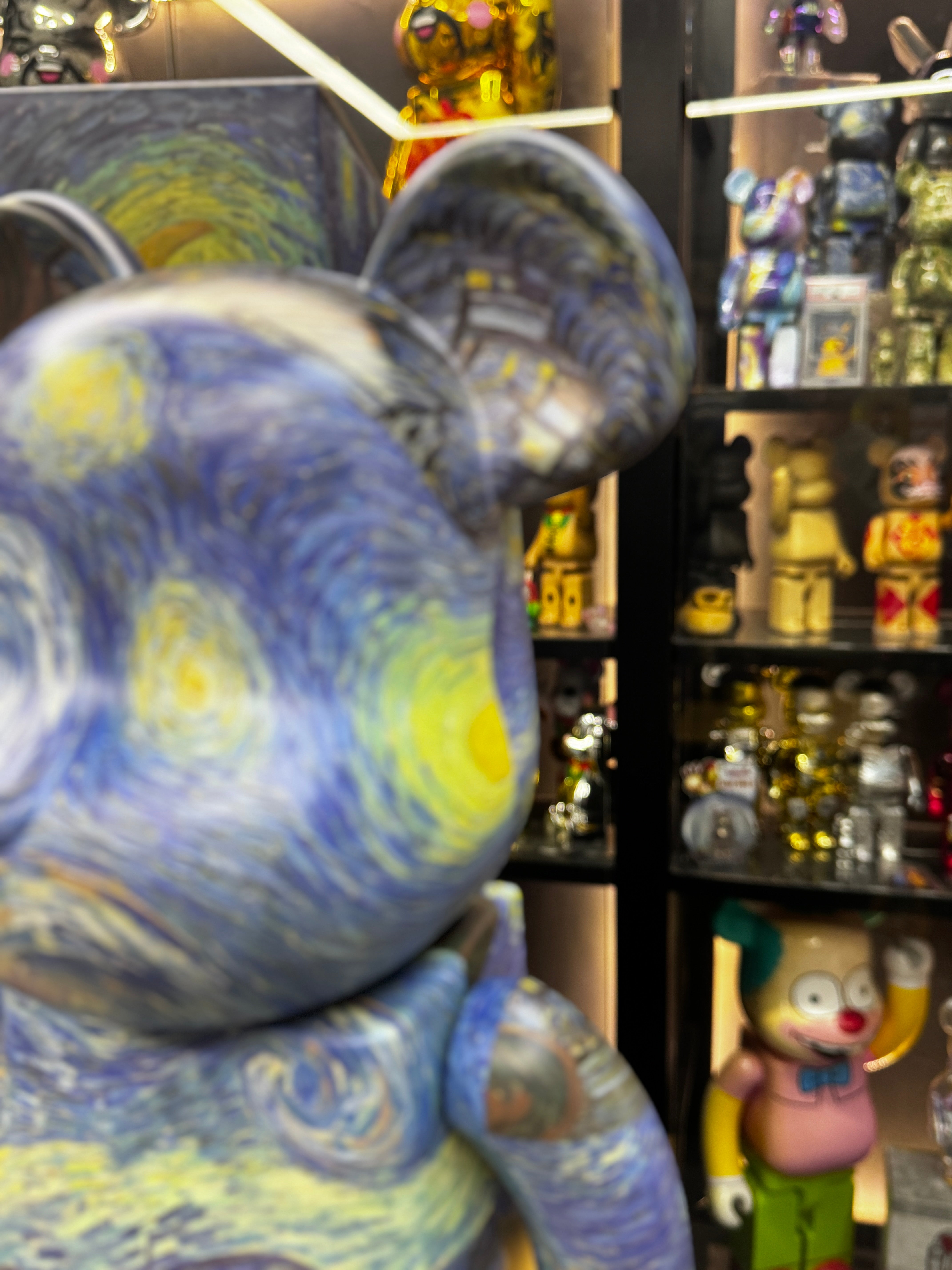 1000% Be@rbrick Starry night Van Gogh 梵高 (星夜)