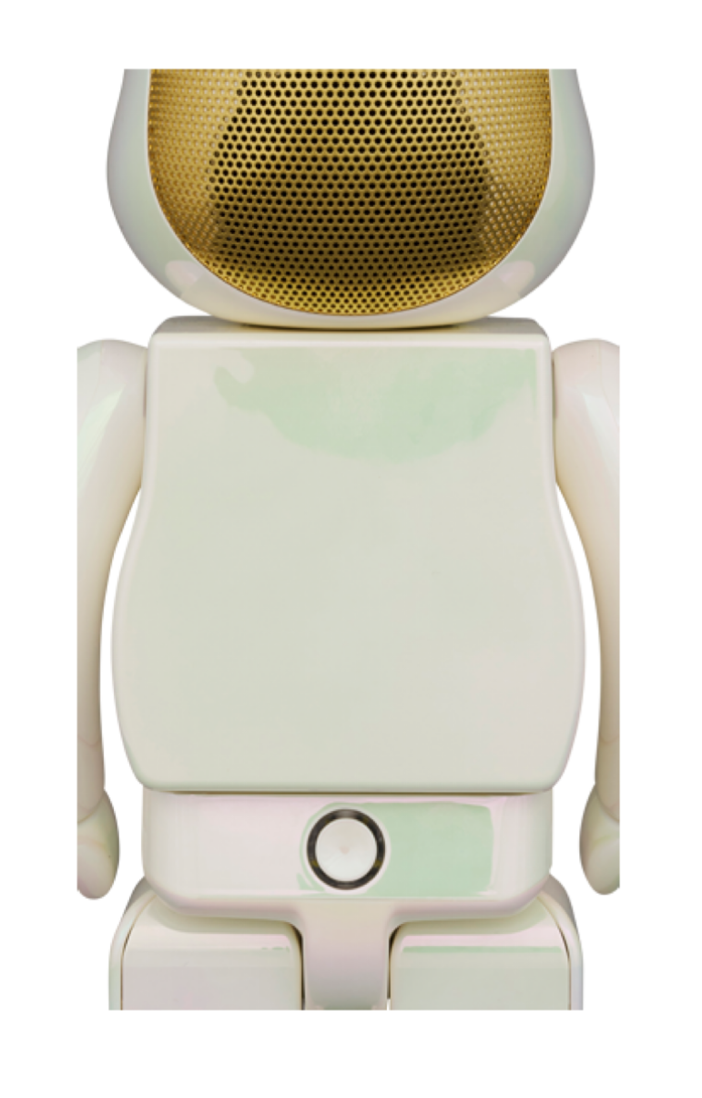 400% BE@RBRICK AUDIO IRIDESCENT Portable Bluetooth(R) Speaker (PEARL MIRAGE)