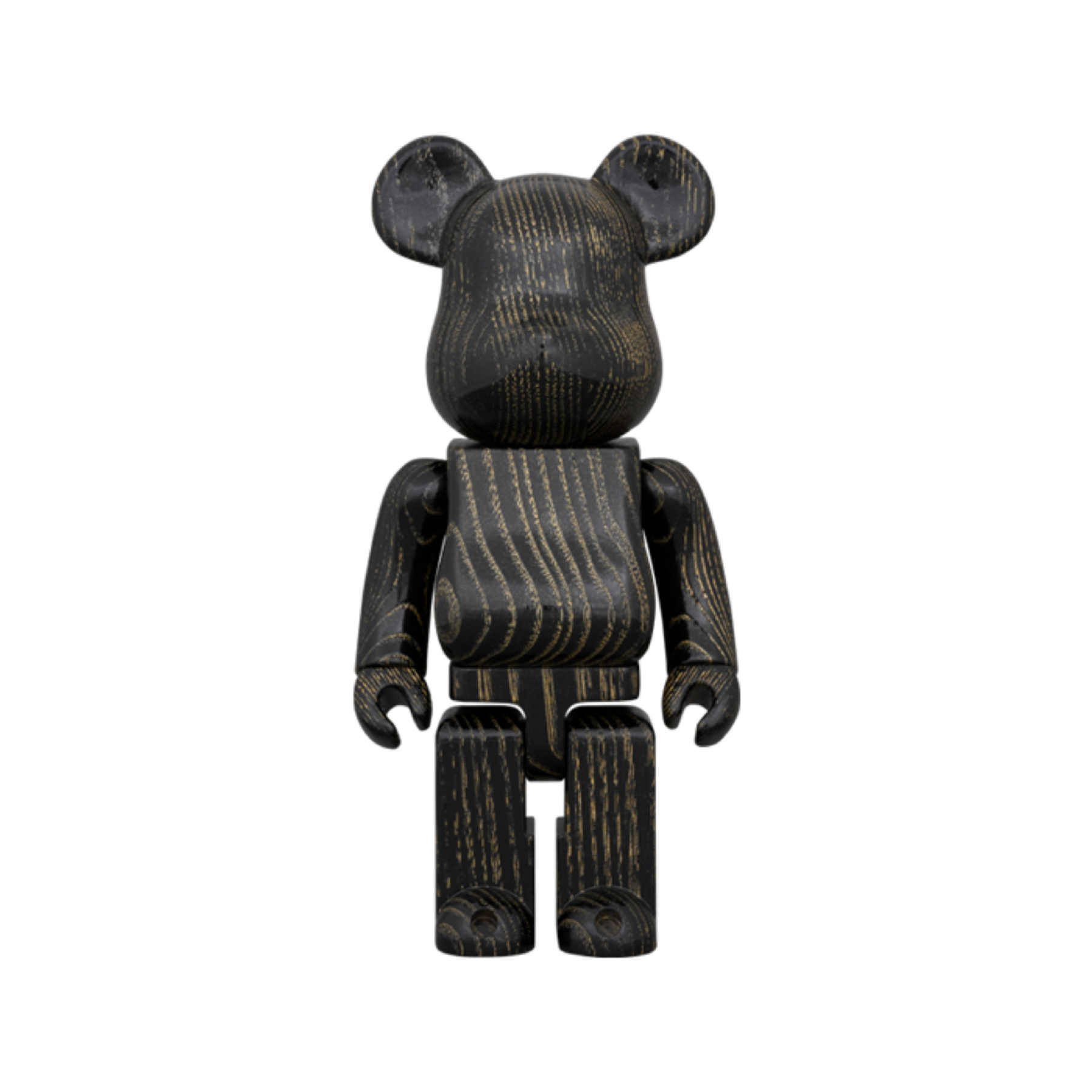 400% BE@RBRICK カリモク 浮造り 黒金 Karimoku