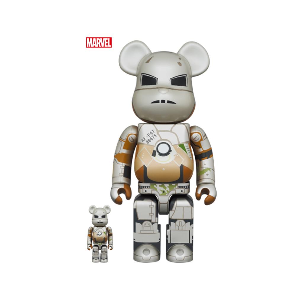 100% และ 400% Be@rbrick ไอรอน แมน มาร์ค 1