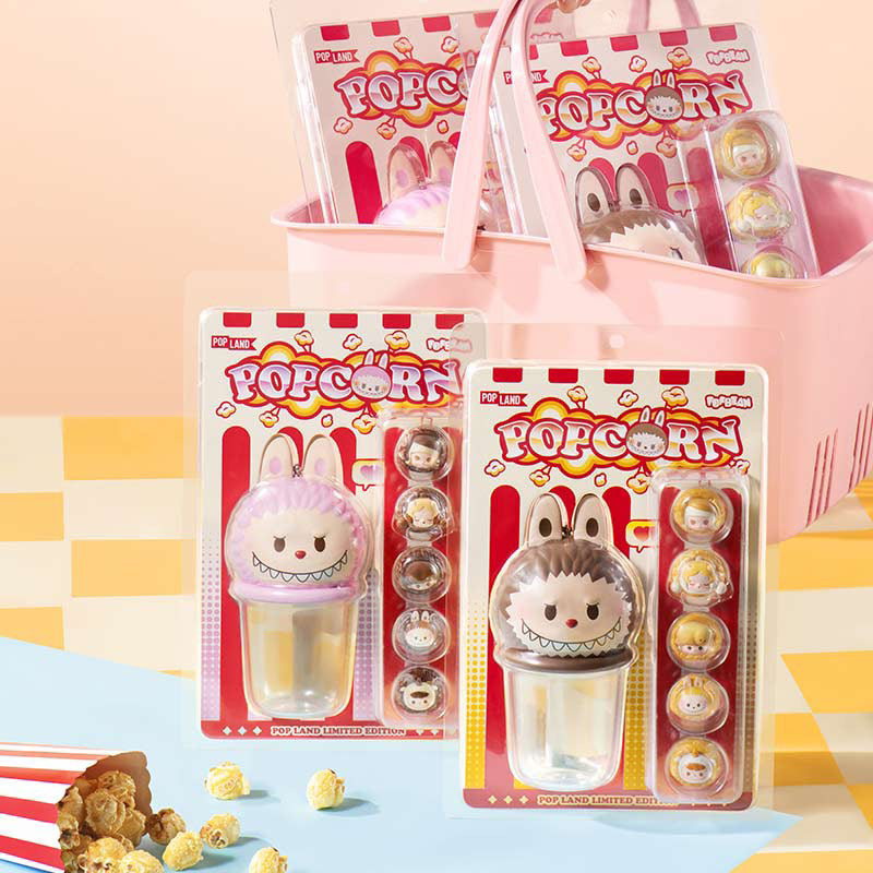 POP Land 泡泡萌粒 爆米花系列公仔套裝(樂園限定)-POP BEAN Popcorn Set(POPLAND Limited Edition)
