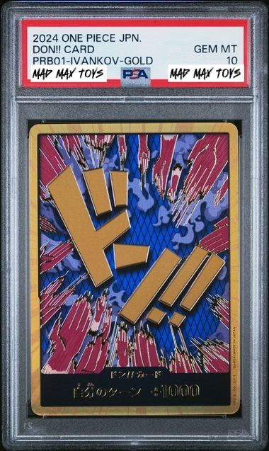 2024 PSA 10 ONE PIECE JPN. DON!! CARD (PRB01-IVANKOV-GOLD)