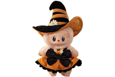POP MART labubu 萬聖節 mokoko 小女巫 Magic of Pumpkin 公仔吊飾