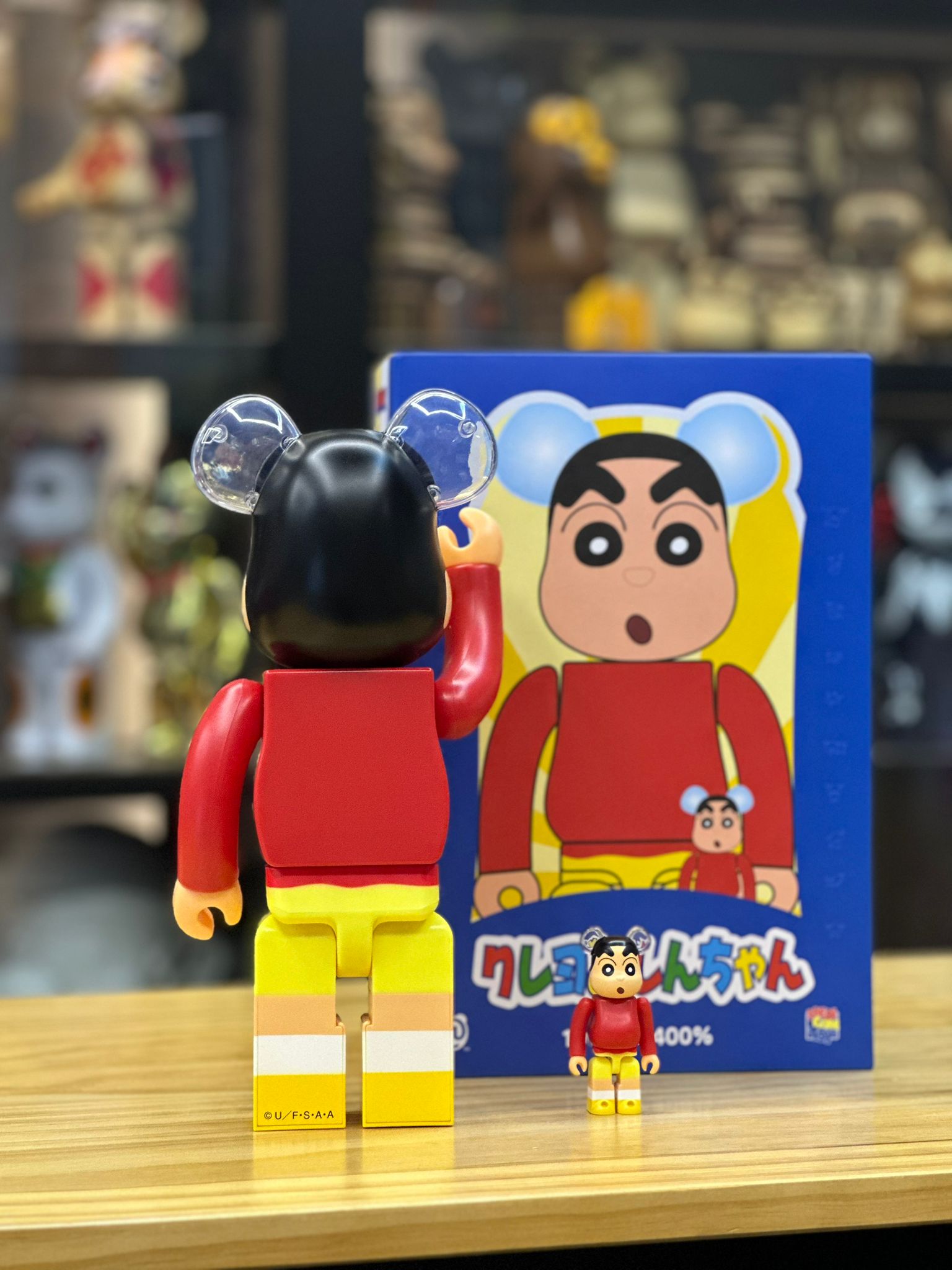 100% & 400% BE@RBRICK クレヨンしんちゃん 小新