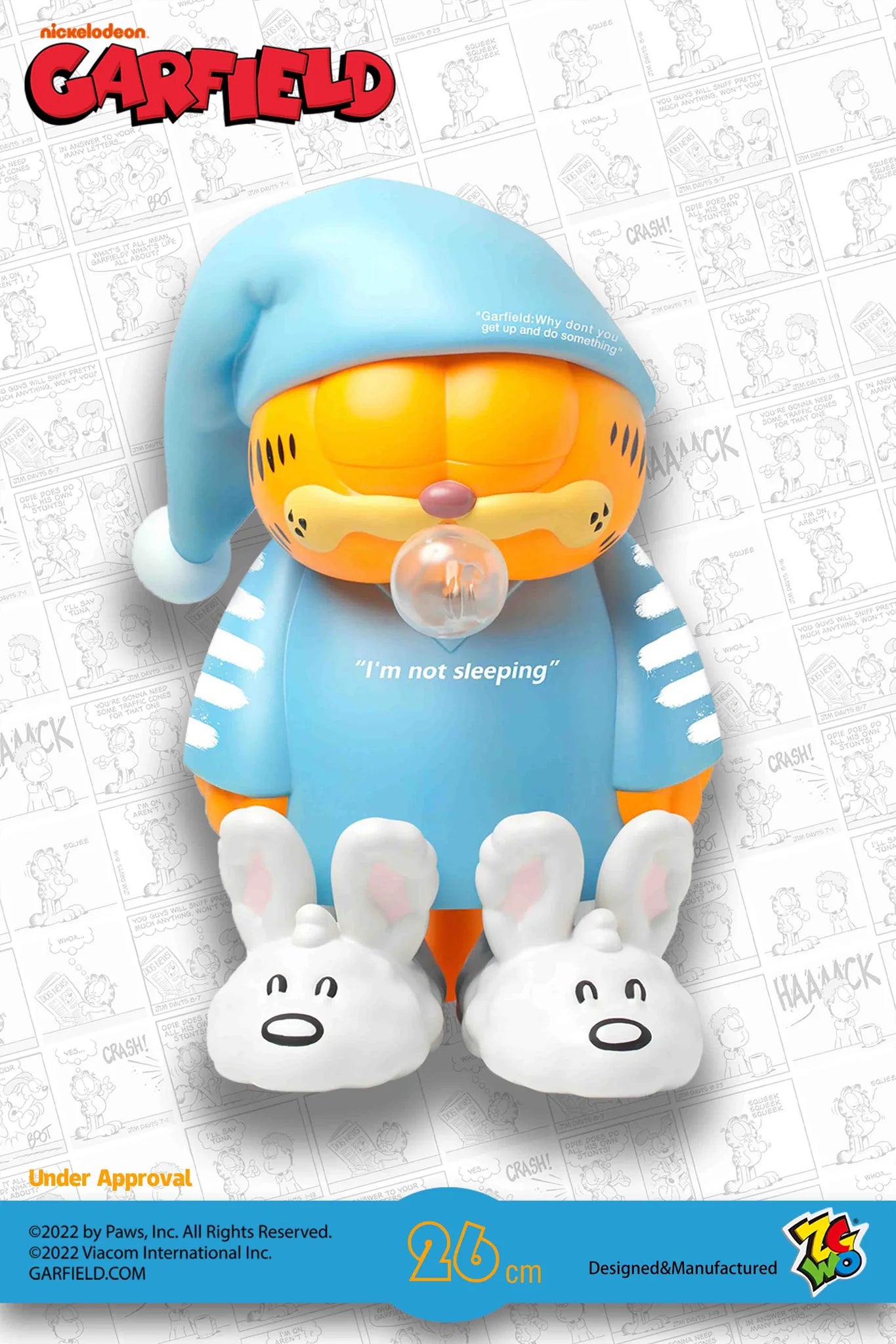 Garfield -  "I am not Sleeping" 50cm 夢游版加菲猫(蓝色版)