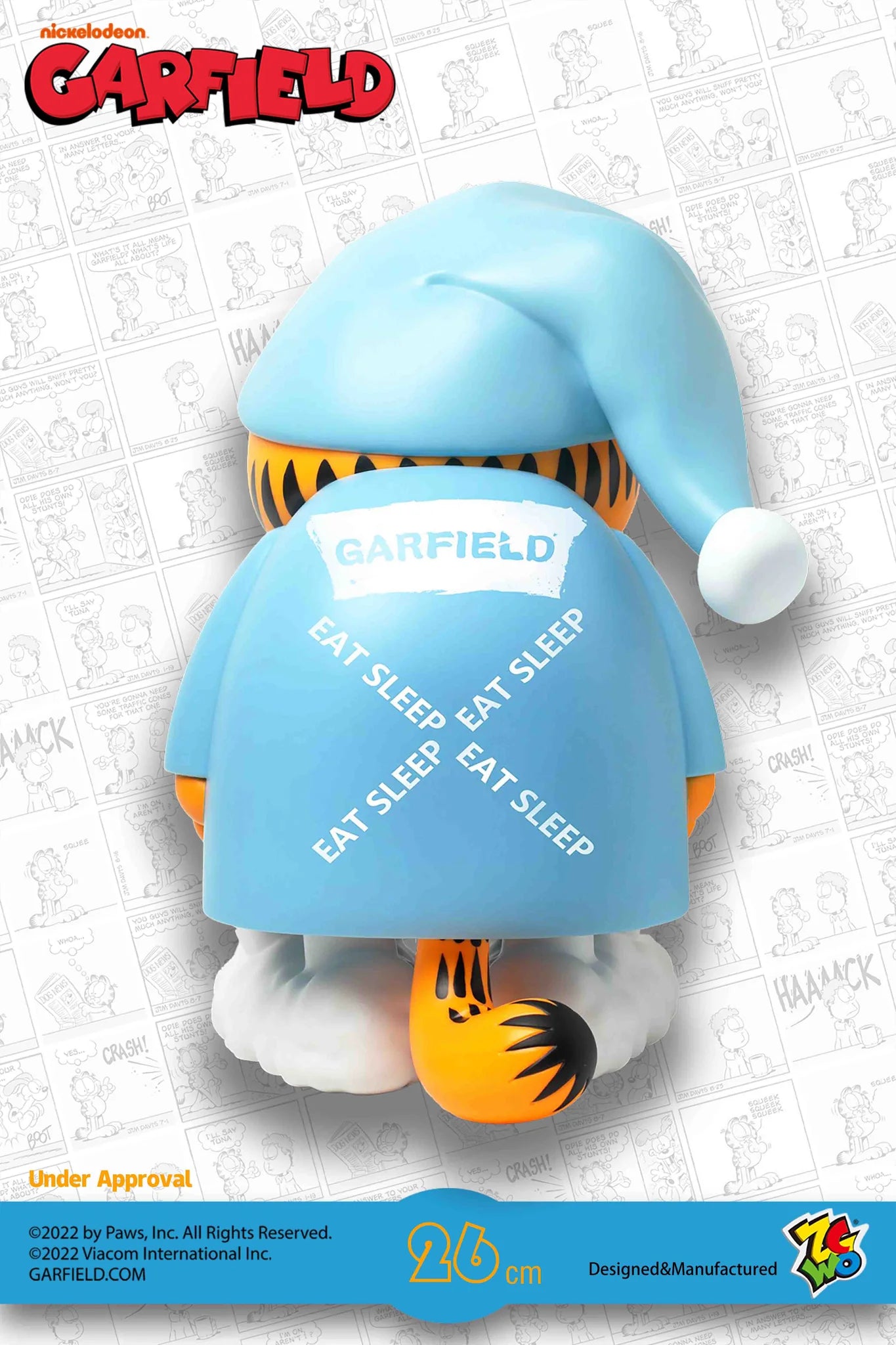 Garfield - "I am not Sleeping" 50cm 夢游版加菲猫(蓝色版)