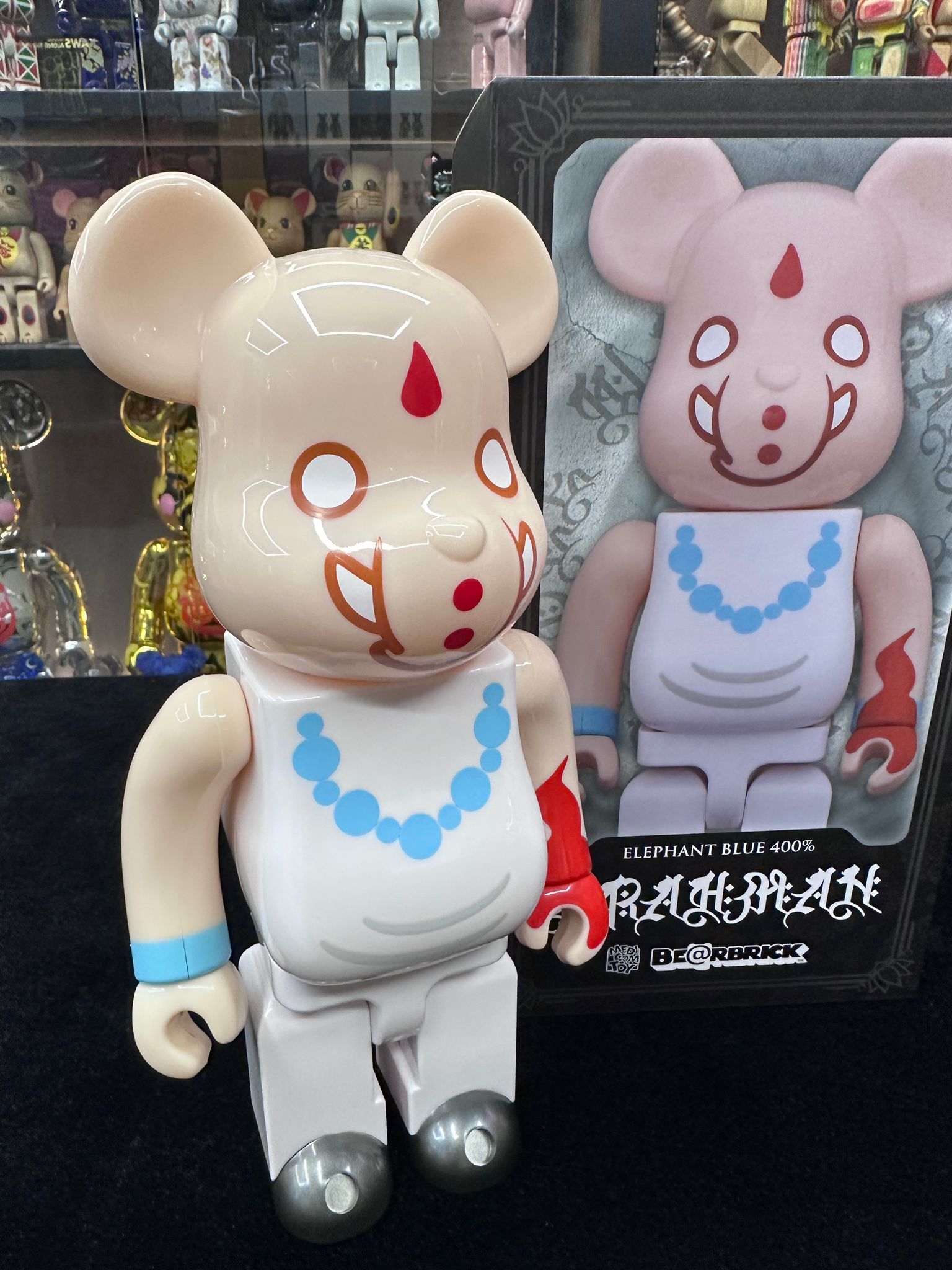 400% Be@rbrick Brahman Elephant Blue