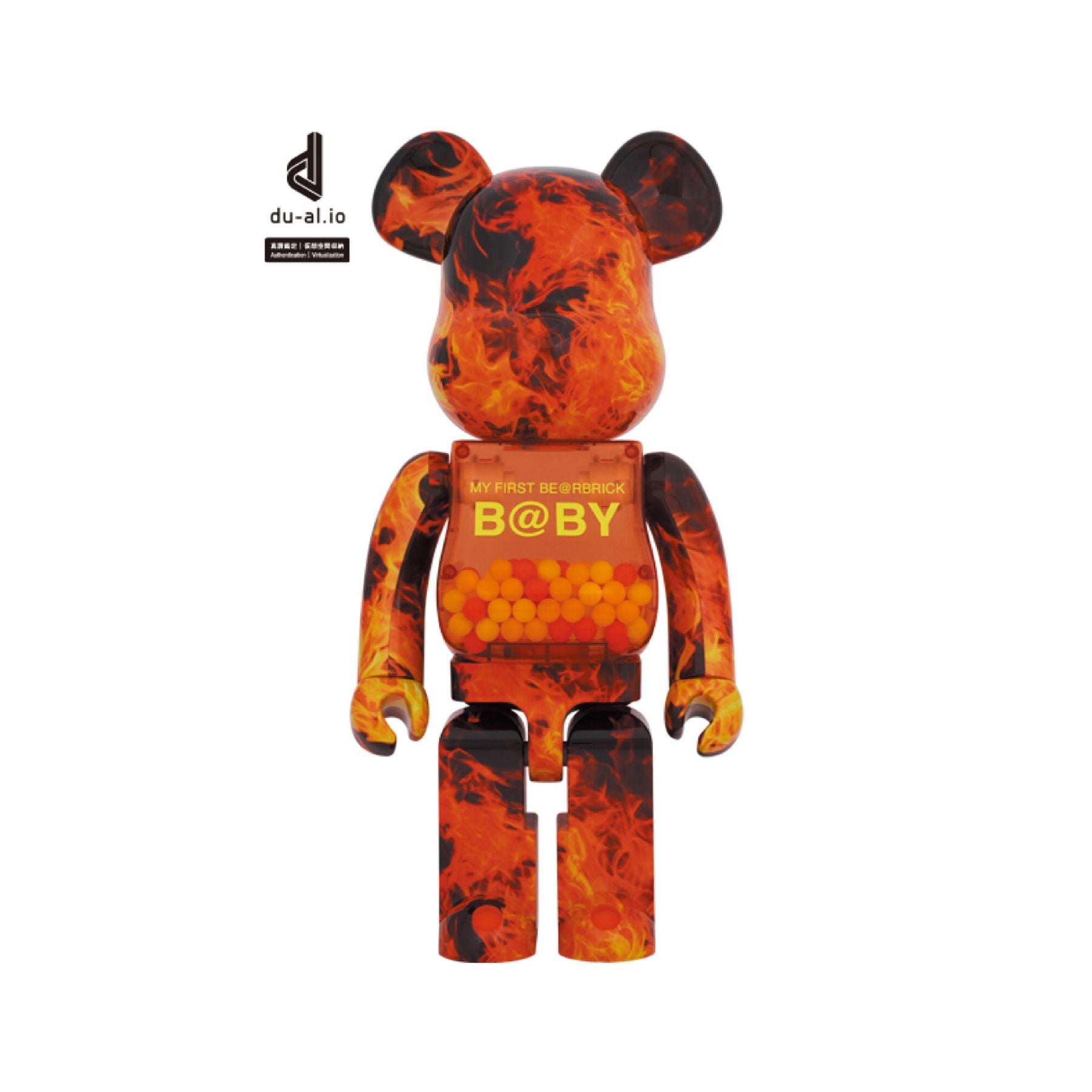 1000% Be@rbrick MY FIRST BE@RBRICK B@BY FLAME Ver. – Madmaxtoys