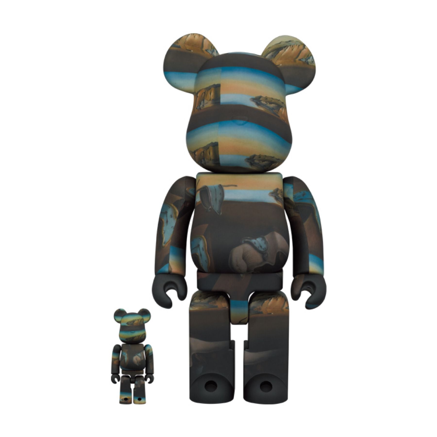 100% & 400% BE@RBRICK Salvador Dali THE PERSISTENCE OF MEMORY