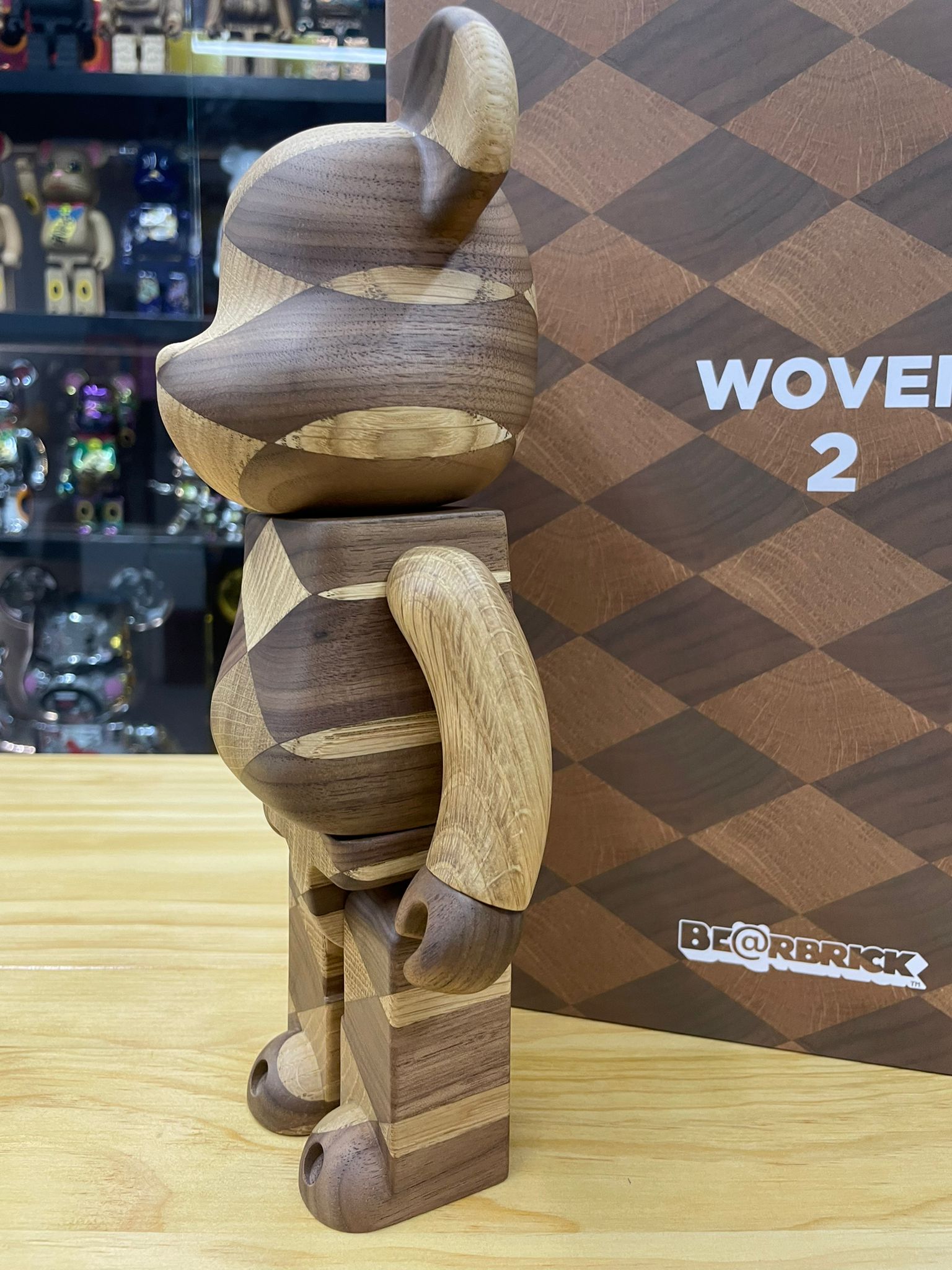 400% BE@RBRICK カリモク WOVEN 2