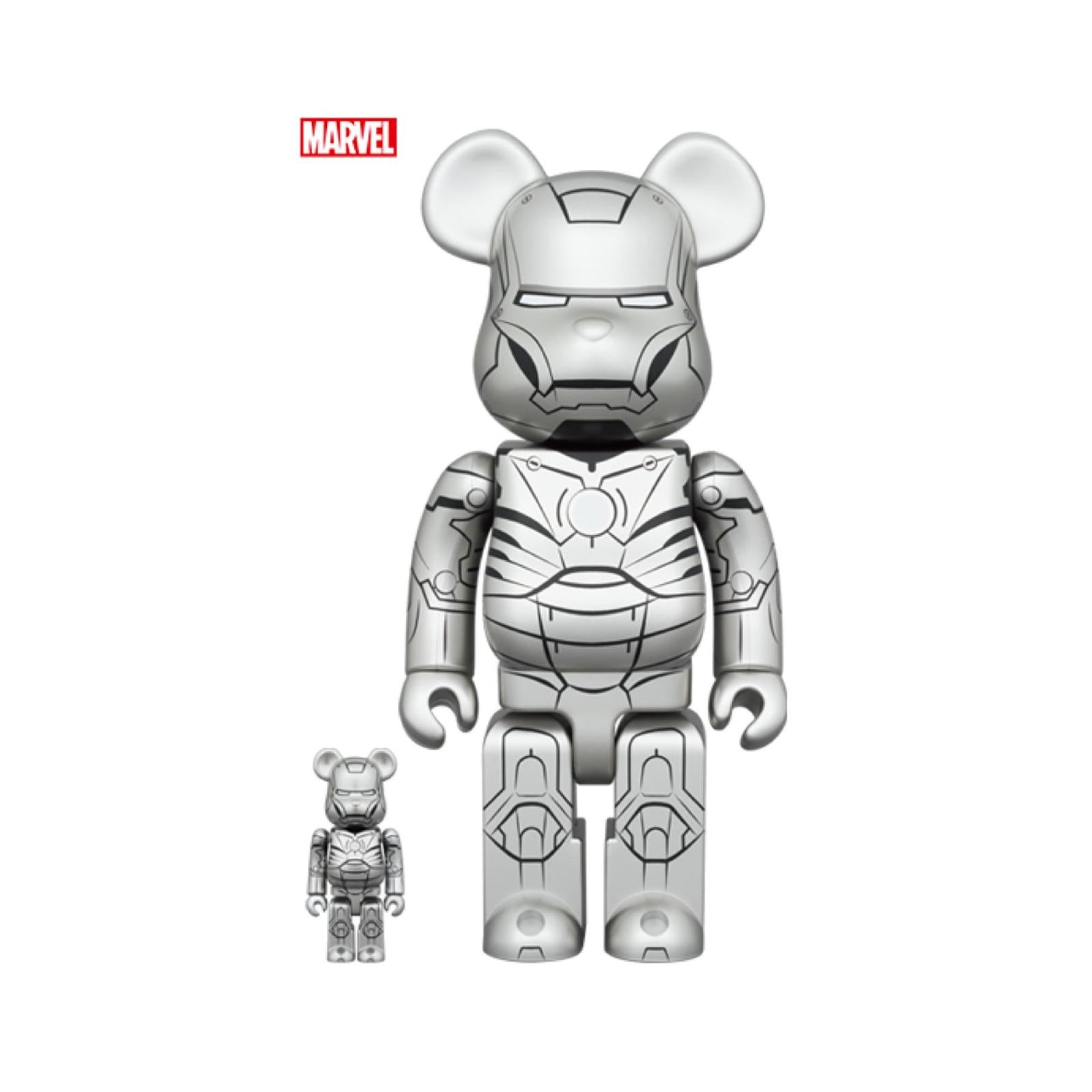 100% & 400% BE@RBRICK IRON MAN MARK II