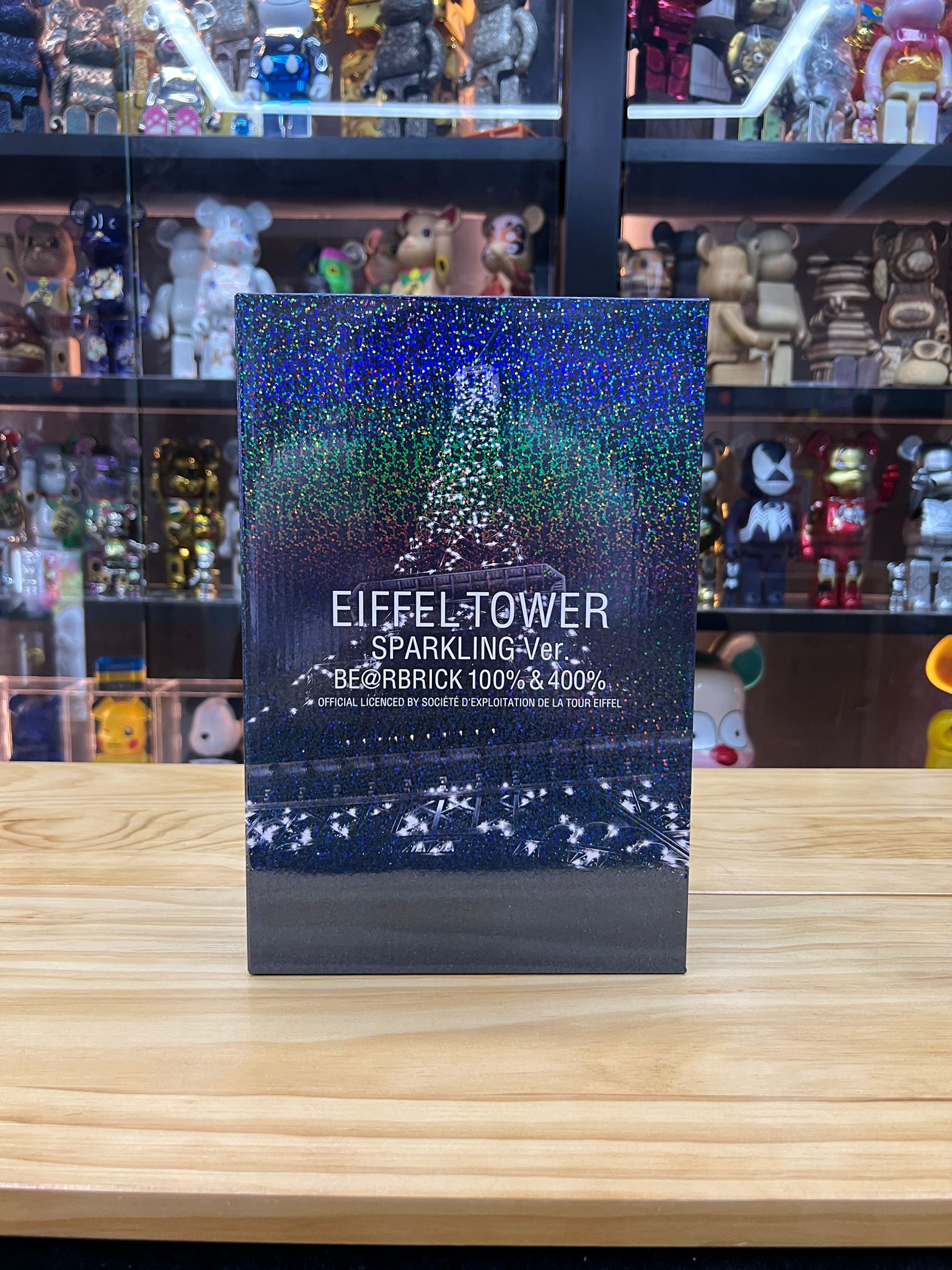 100% & 400% EIFFEL TOWER BE@RBRICK SPARKLING Ver.