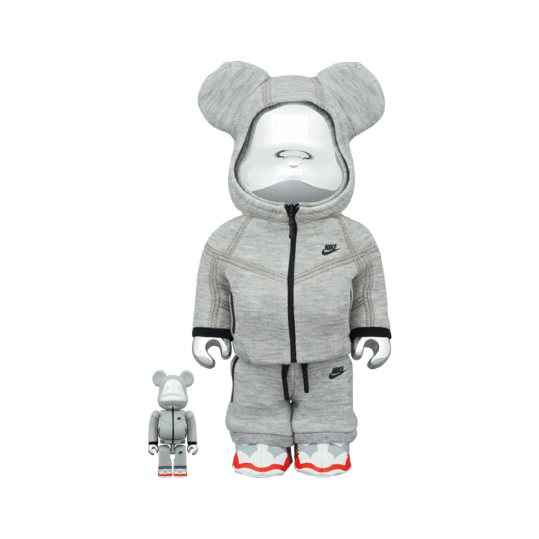 100% & 400% Be@rbrick Nike Tech Fleece