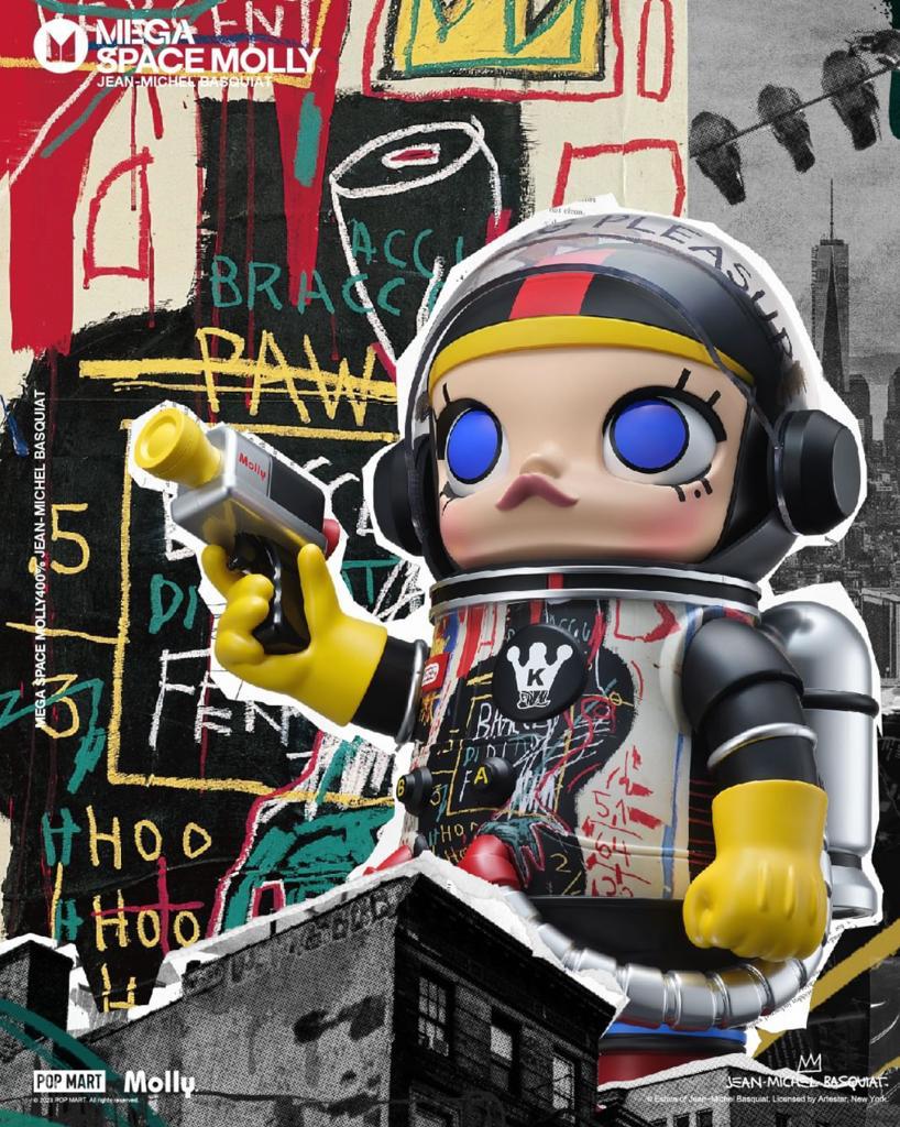400% Mega Space Molly x Jean-Michel Basquiat