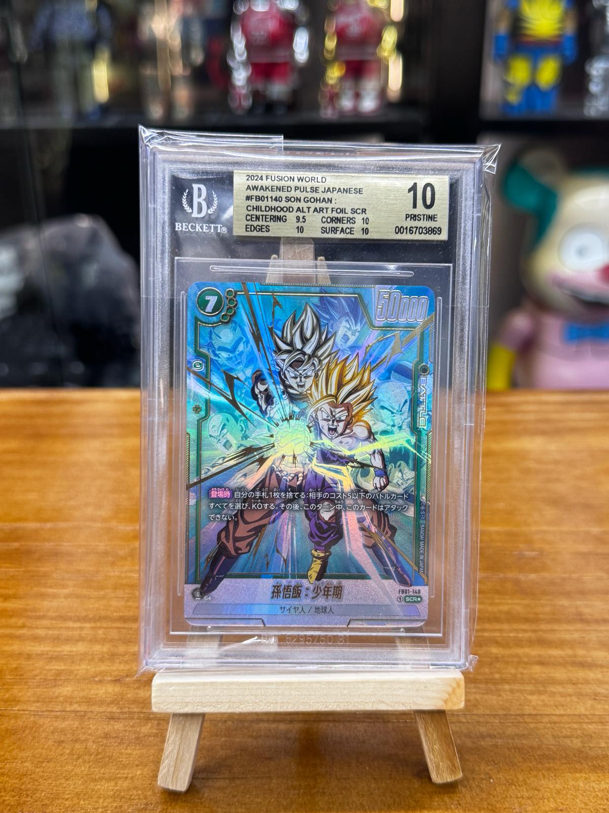 BGS10 孫悟飯 少年期 SCR #FB01-140 2024 Fusion World Awakened Pulse Japanese Son Rohan