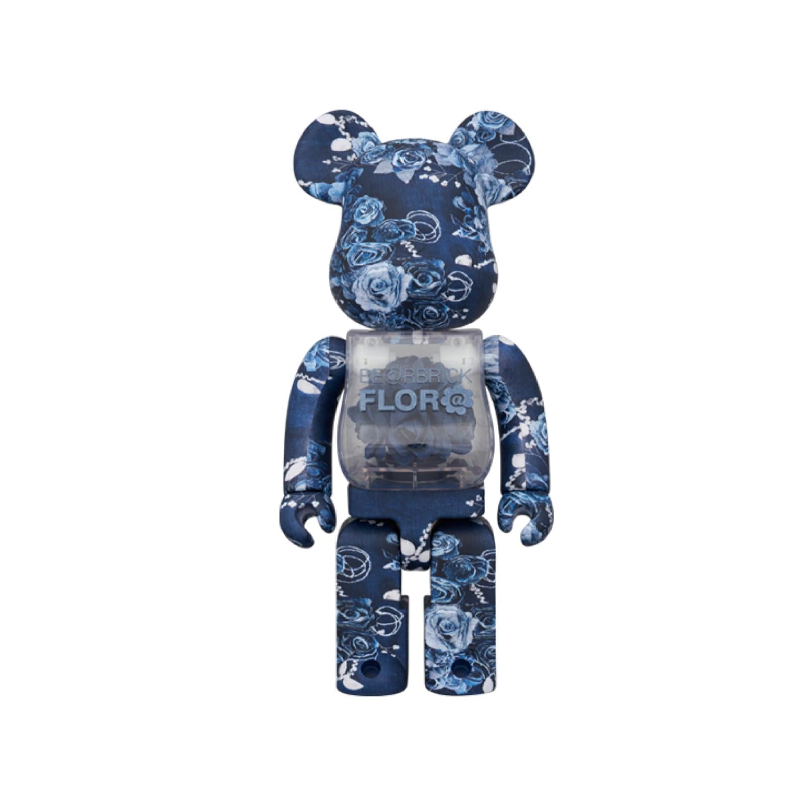 400% BE@RBRICK FLOR@ DENIM