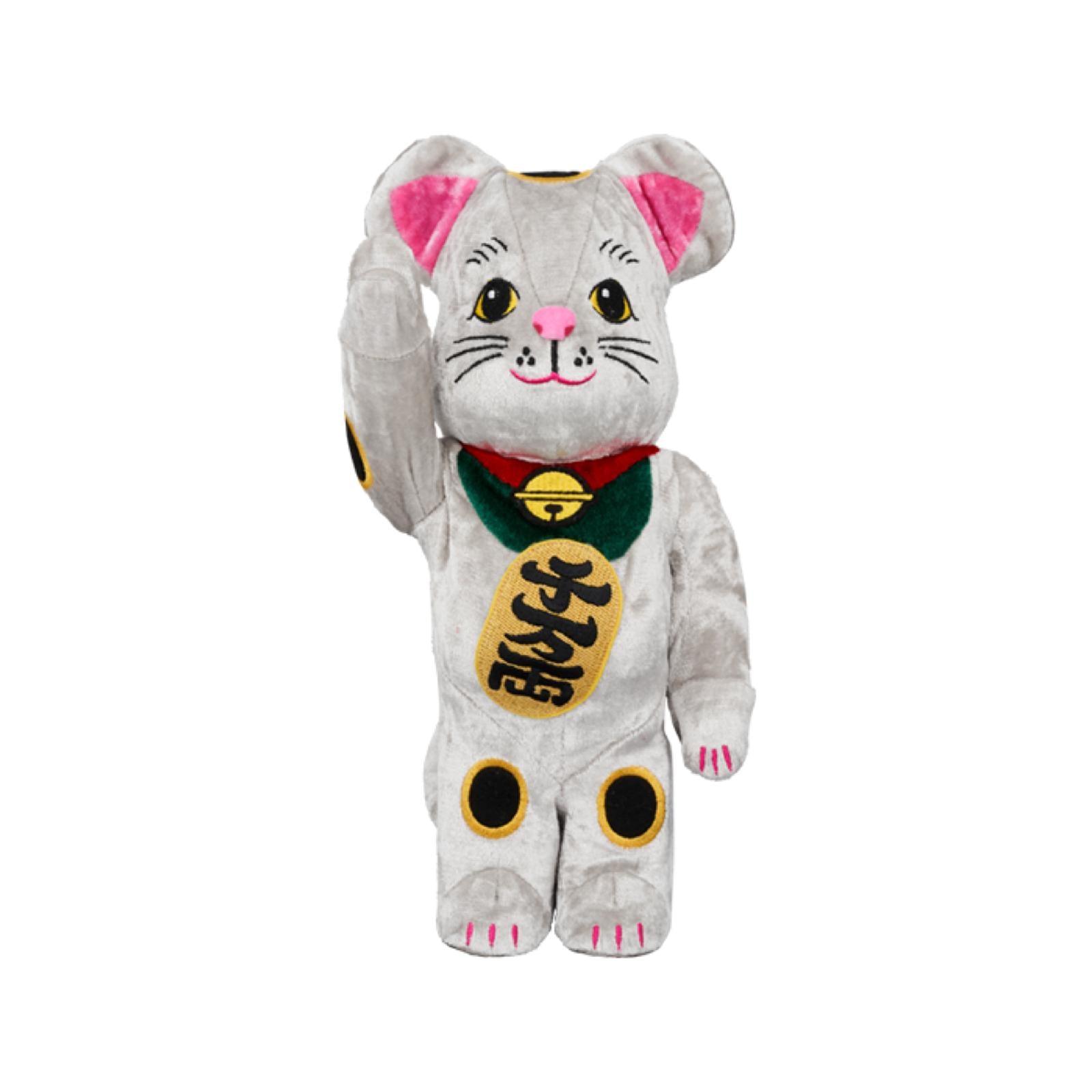 400% BE@RBRICK 招き猫 着ぐるみ 銀
