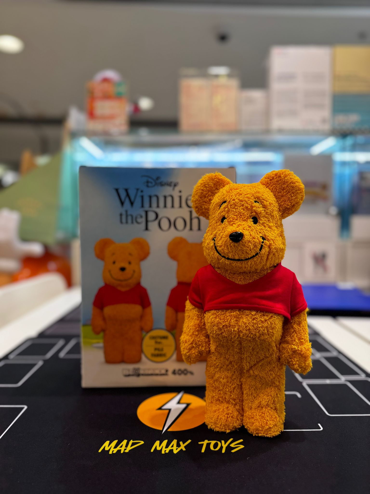 400% BE@RBRICK Winnie the Pooh COSTUME Ver.(PILE FABRIC)