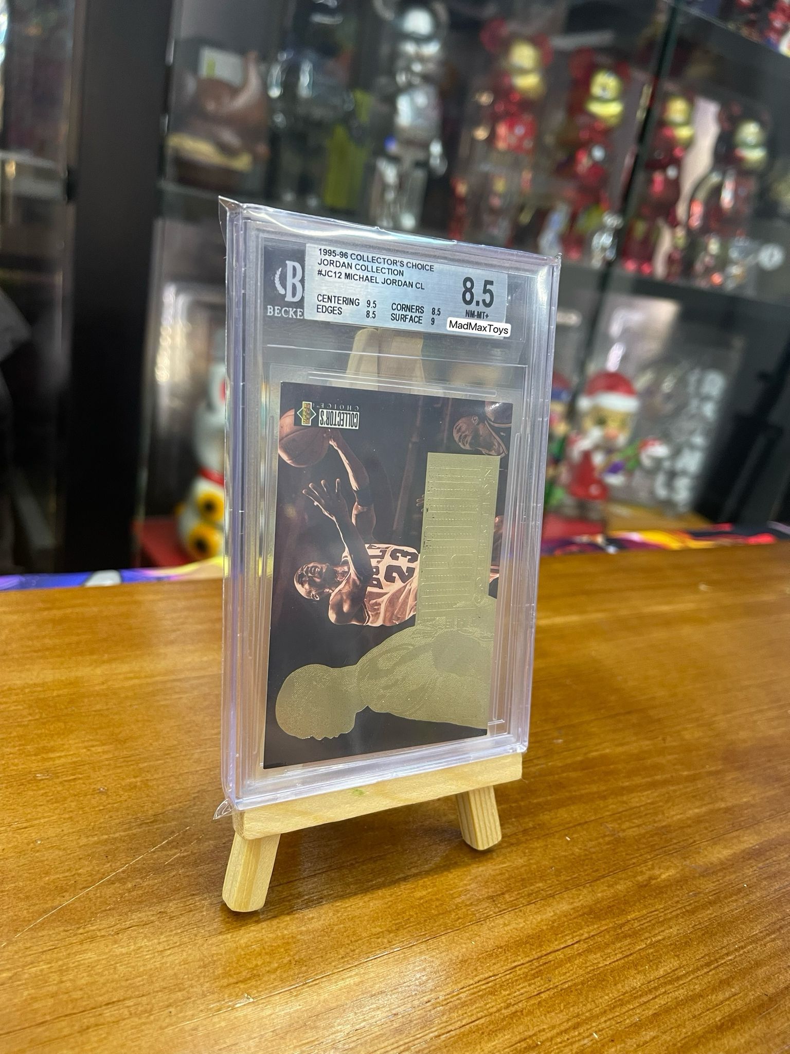 BGS 8.5 1995-96 COLLECTOR'S CHOICE JORDAN COLLECTION #JC12 MICHAEL JORDAN CL