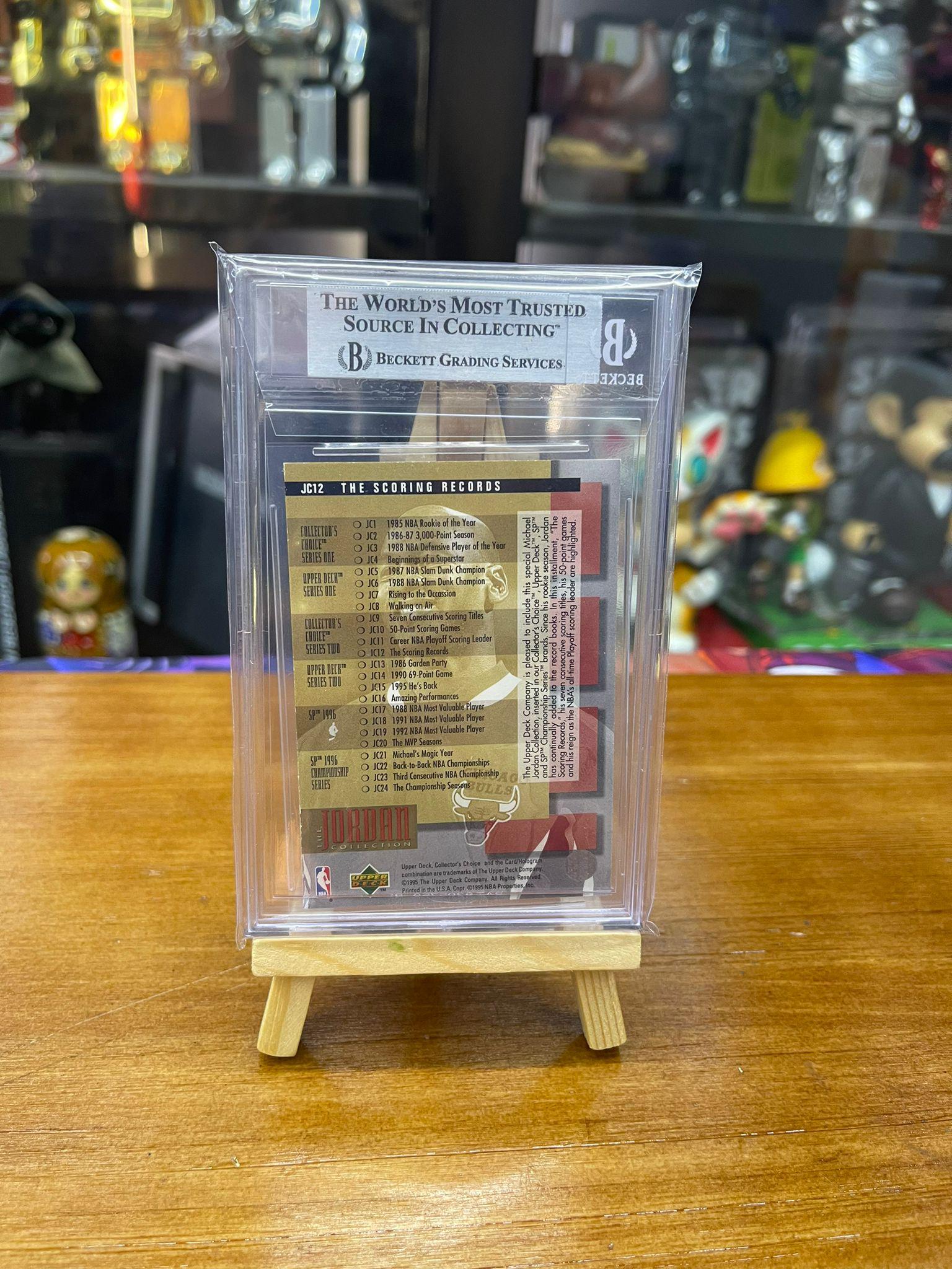 BGS 8.5 1995-96 COLLECTOR'S CHOICE JORDAN COLLECTION #JC12 MICHAEL JORDAN CL