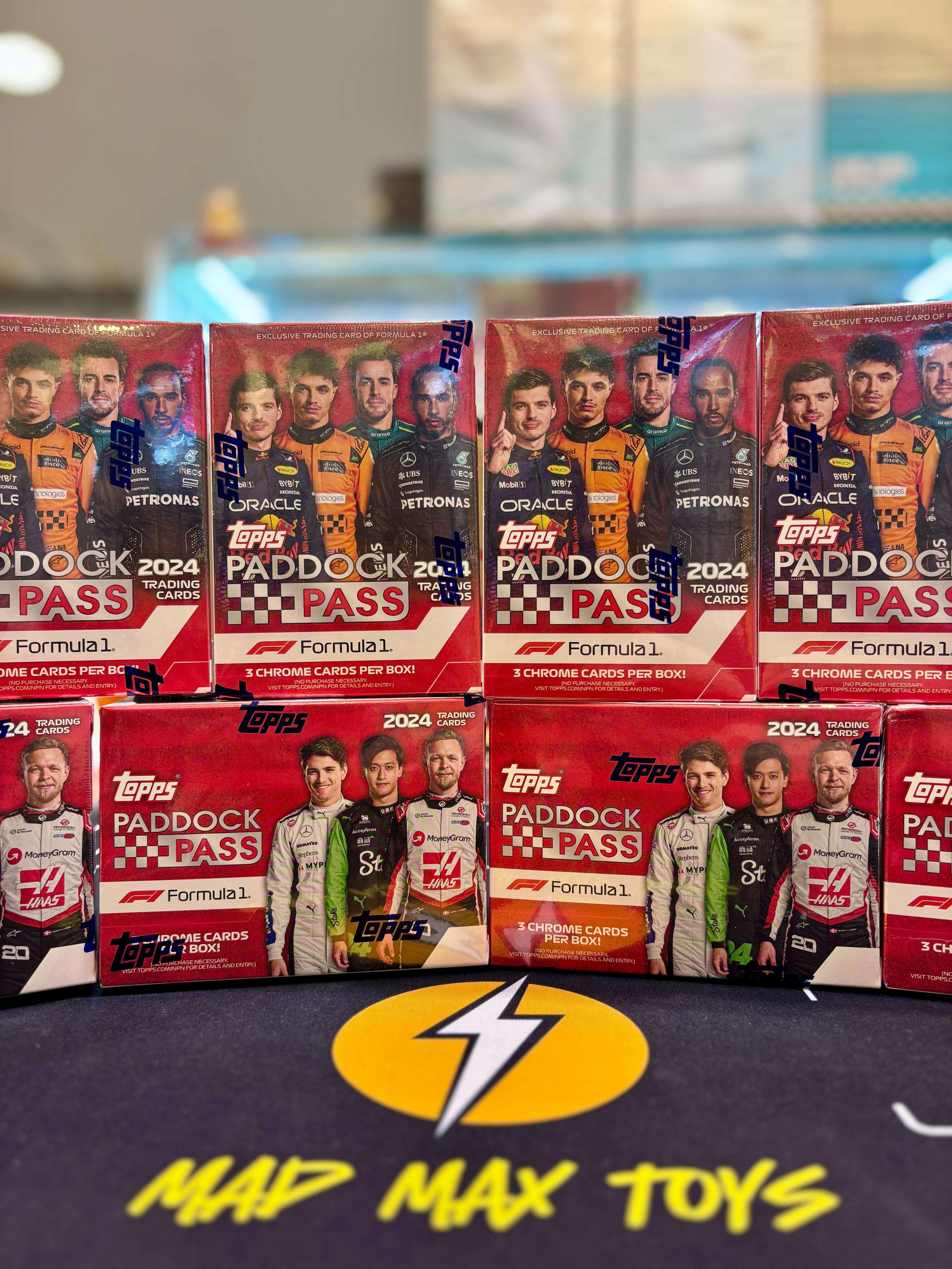 2024 Topps Paddock Pass Formula 1 (F1) Value Box