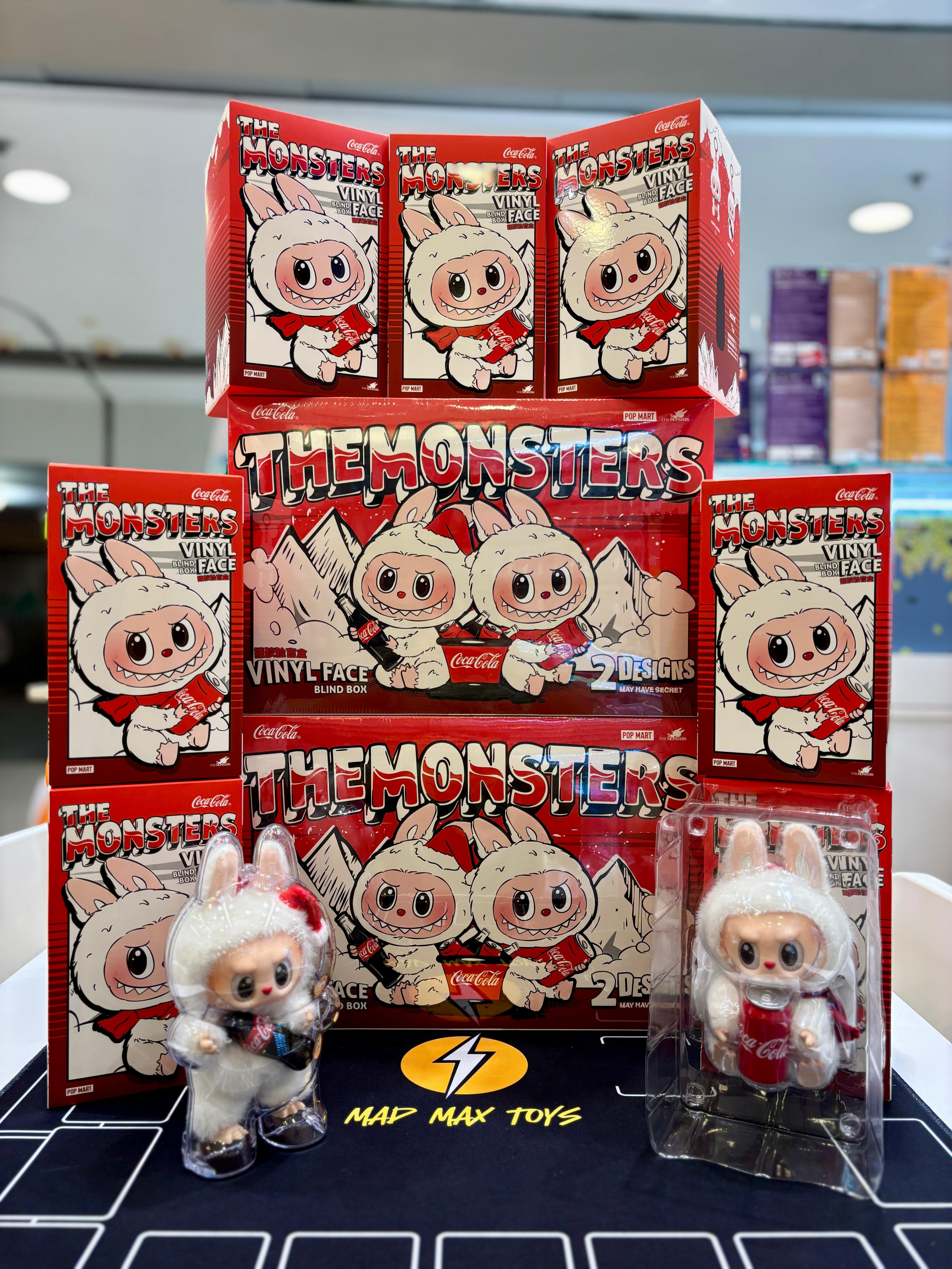 THE MONSTERS COCA-COLA SERIES-Vinyl Face Blind Box labubu 可口可樂 盲盒 掛飾
