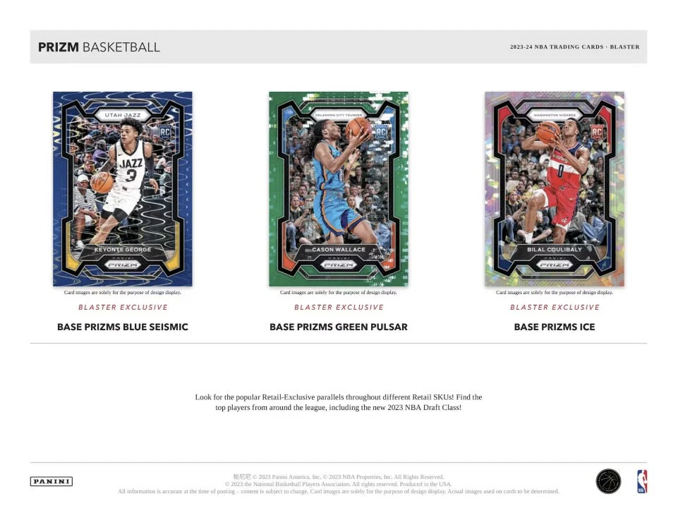 2023-24 Panini Prizm Basketball Blaster Box (Ice Prizm)