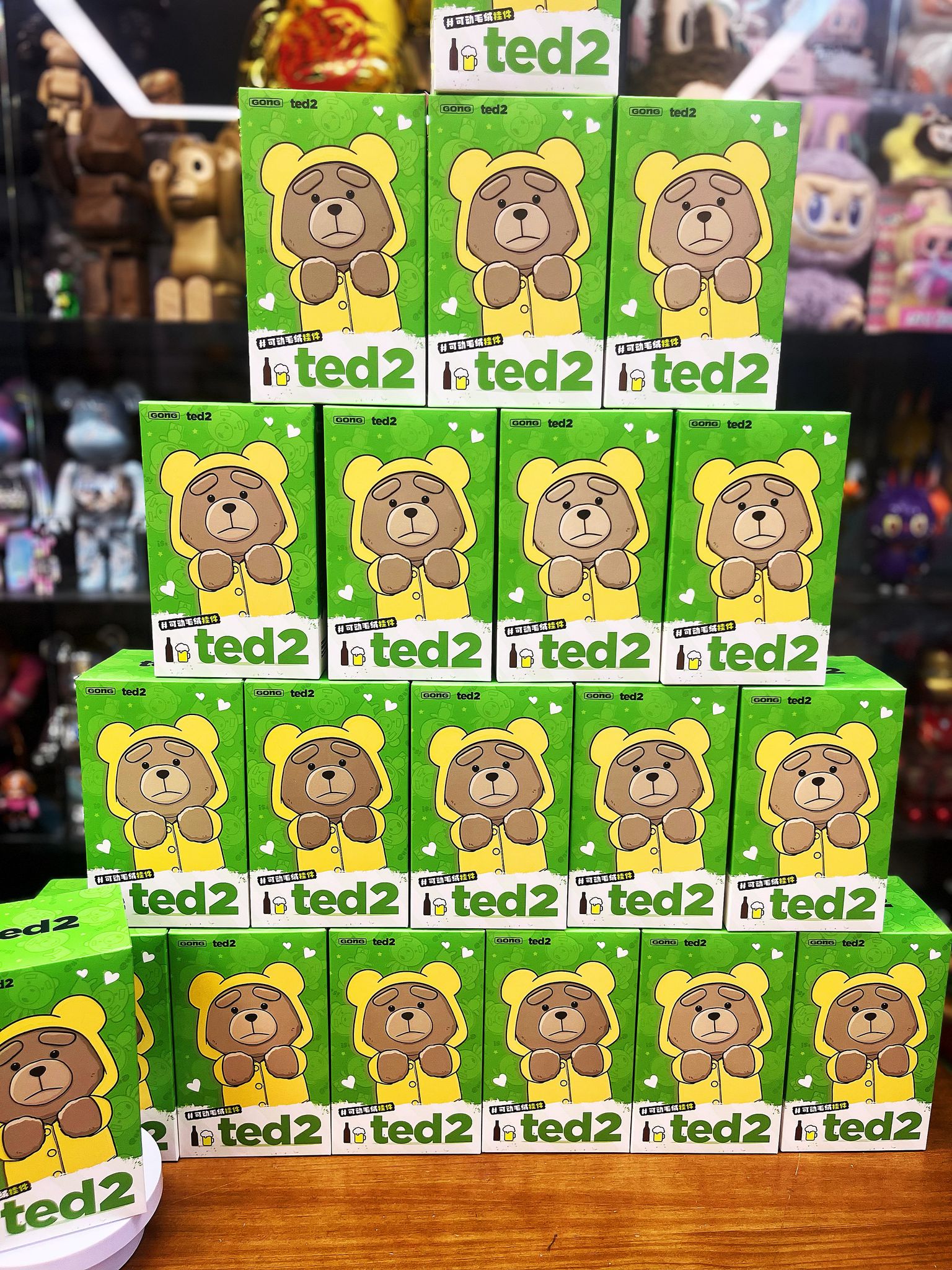 POP MART Ted2泰迪熊 可動毛絨掛件 Ted2 Teddy Bear Action Plush Pendant