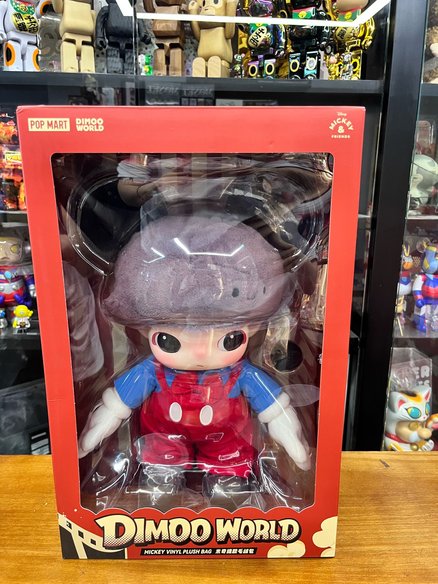 POP MART DIMOO WORLD × 迪士尼系列-米奇搪膠毛絨包 DISNEY Series-Mickey Vinyl Plush Bag